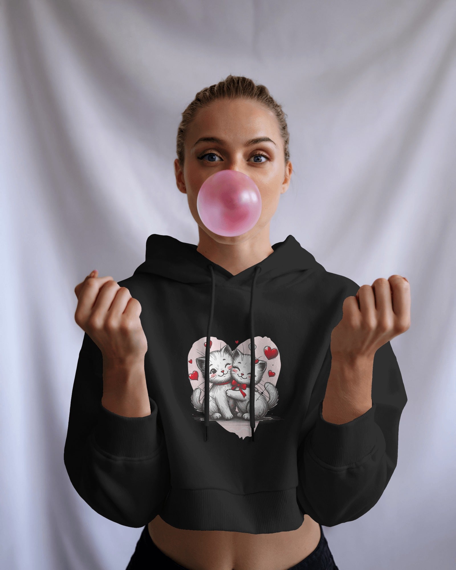 Female Cropped Hoodie