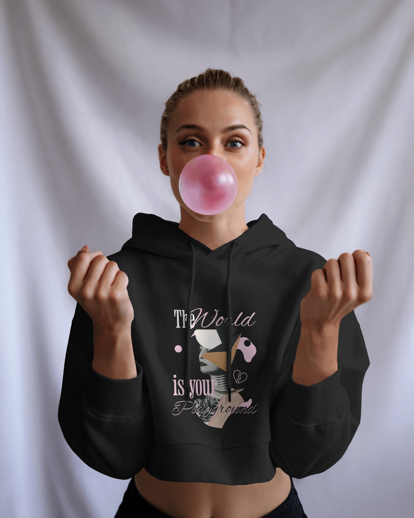 Female Cropped Hoodie