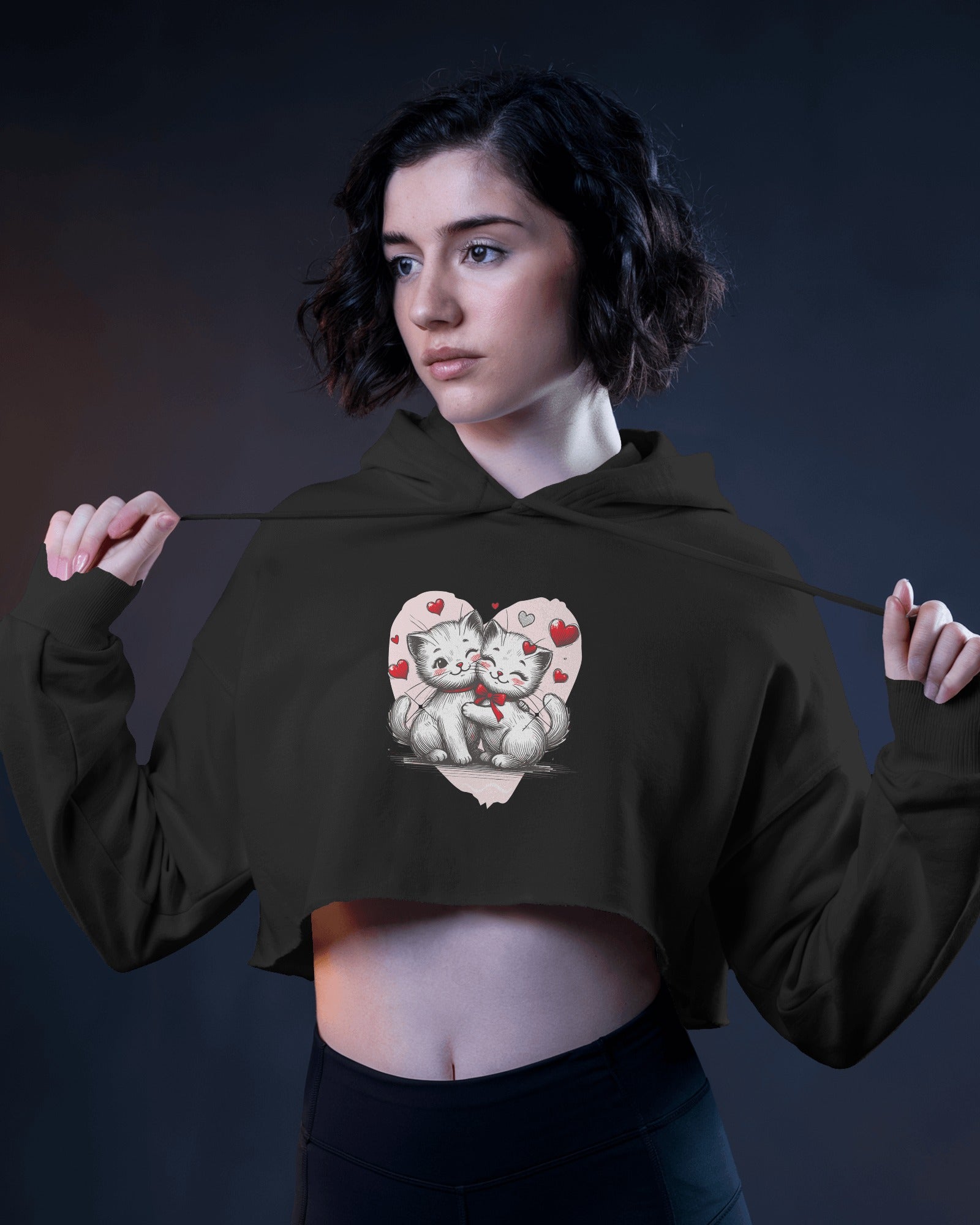 Female Cropped Hoodie