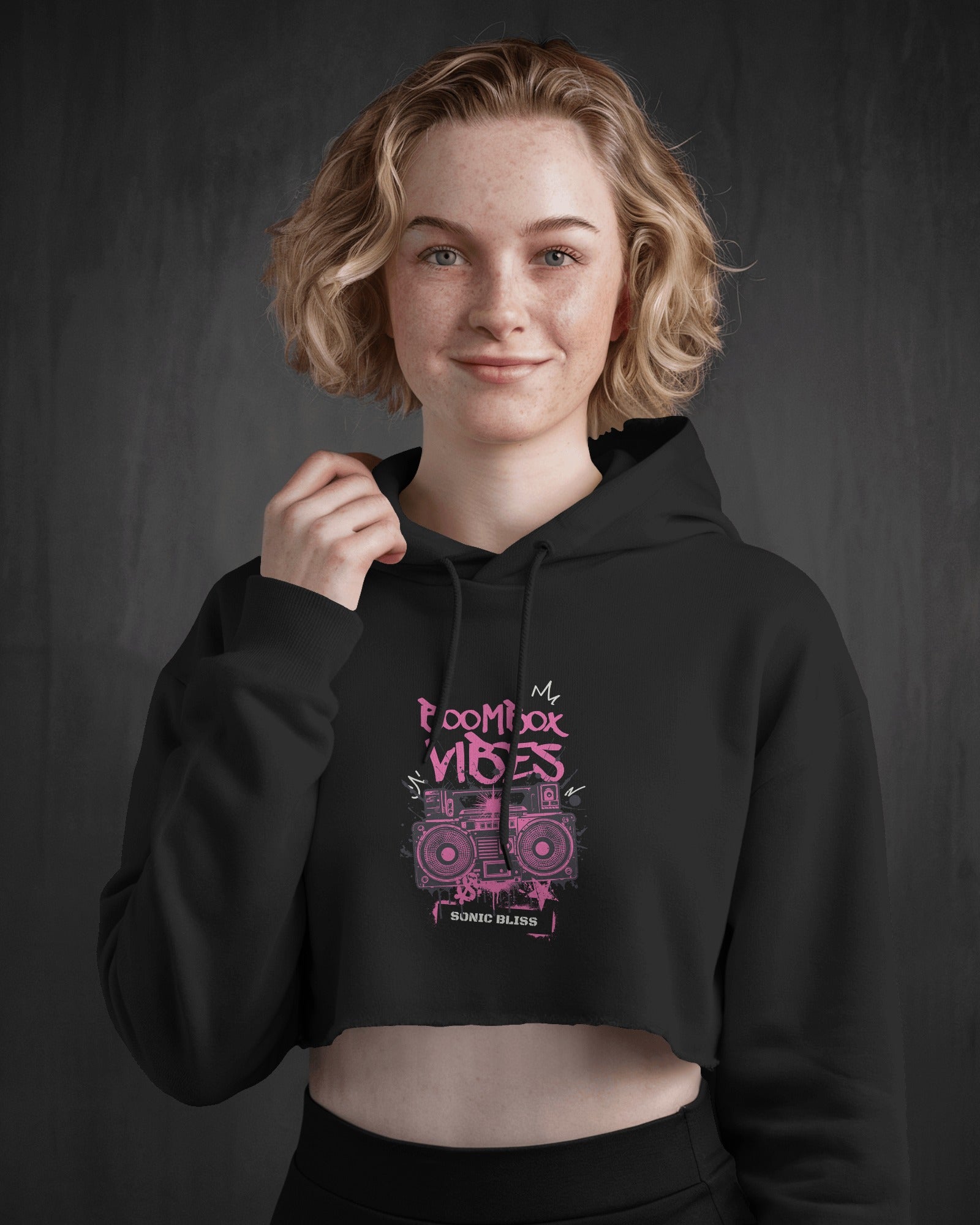 Female Cropped Hoodie