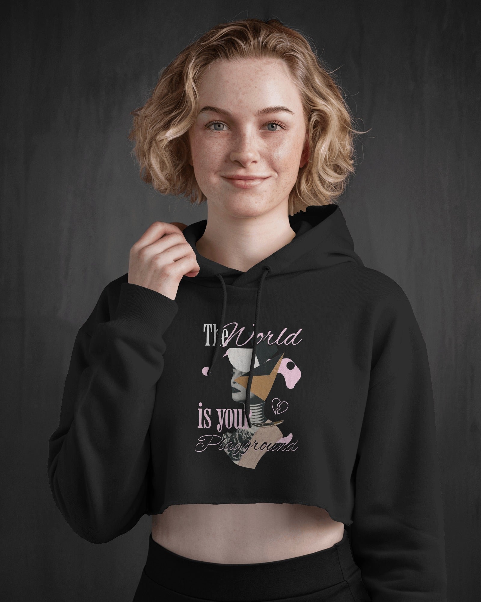 Female Cropped Hoodie