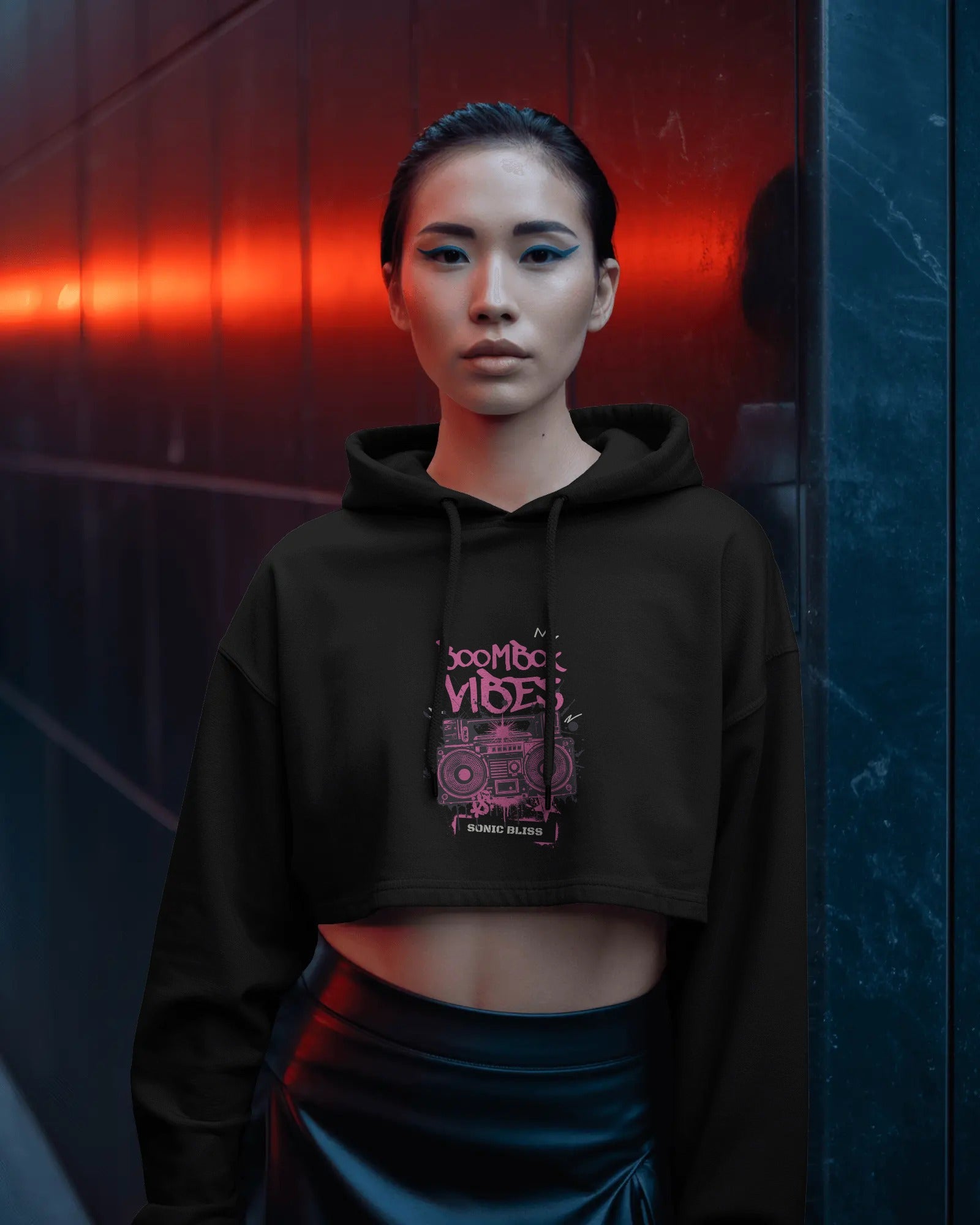 Female Cropped Hoodie