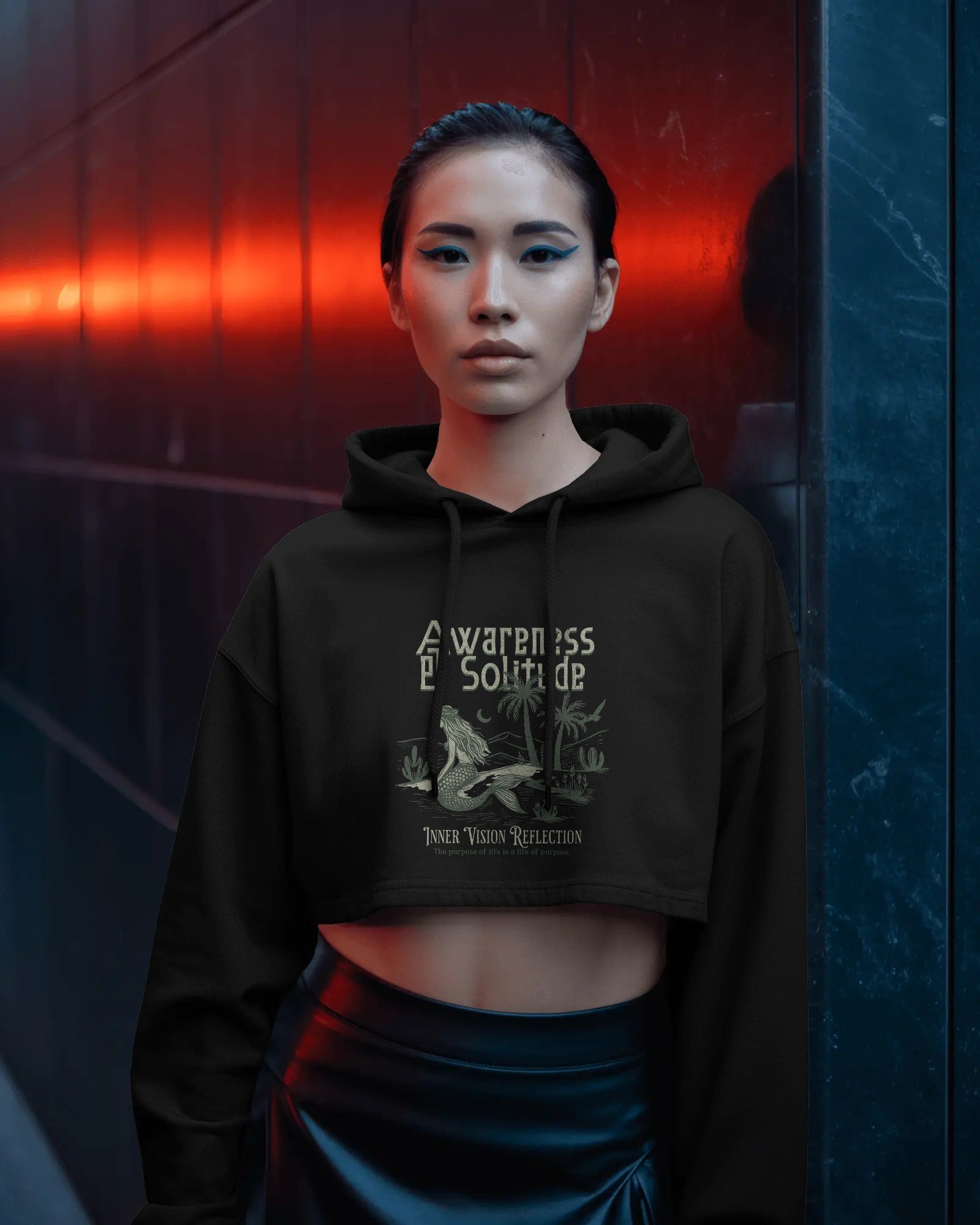 Female Cropped Hoodie