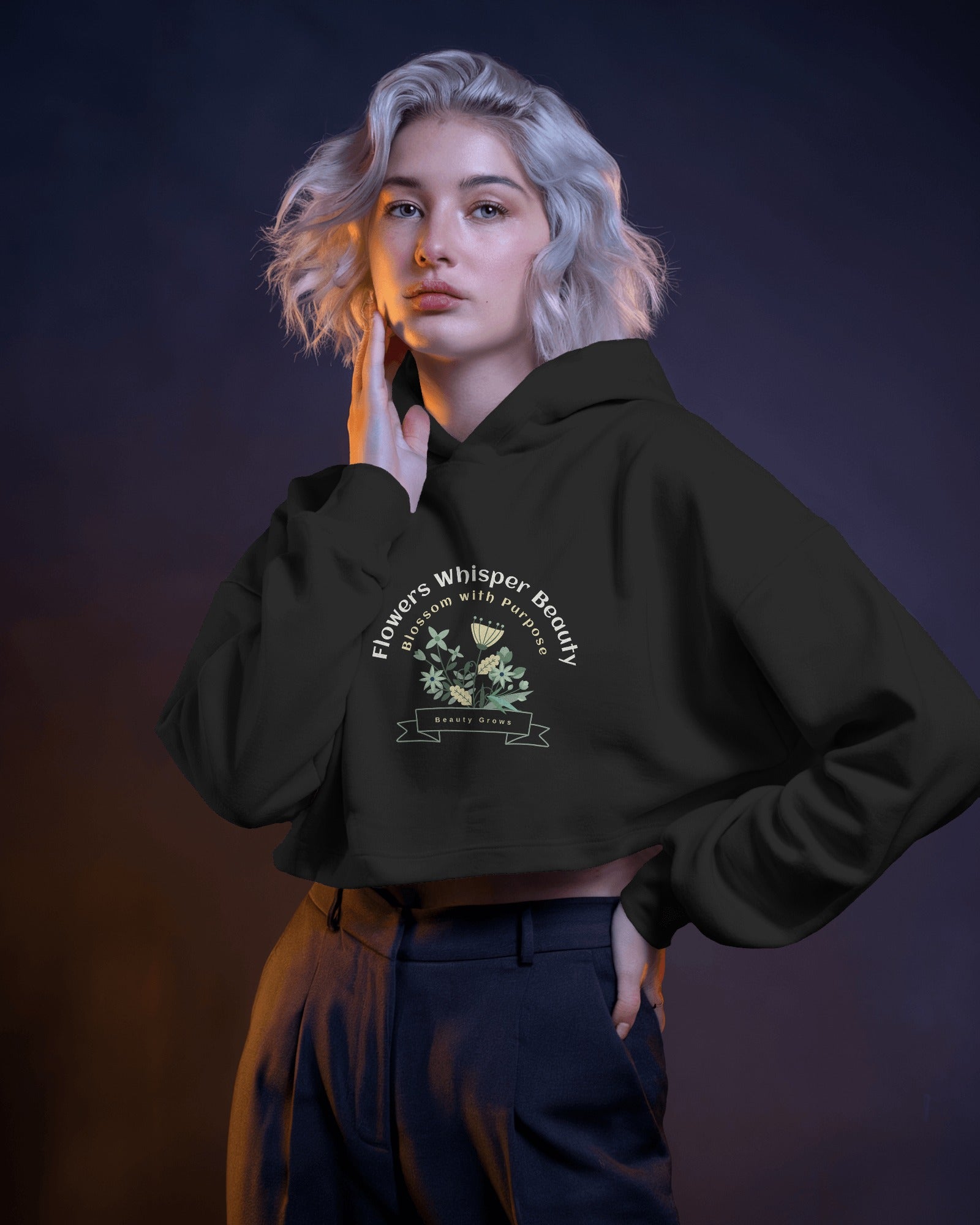 Female Cropped Hoodie