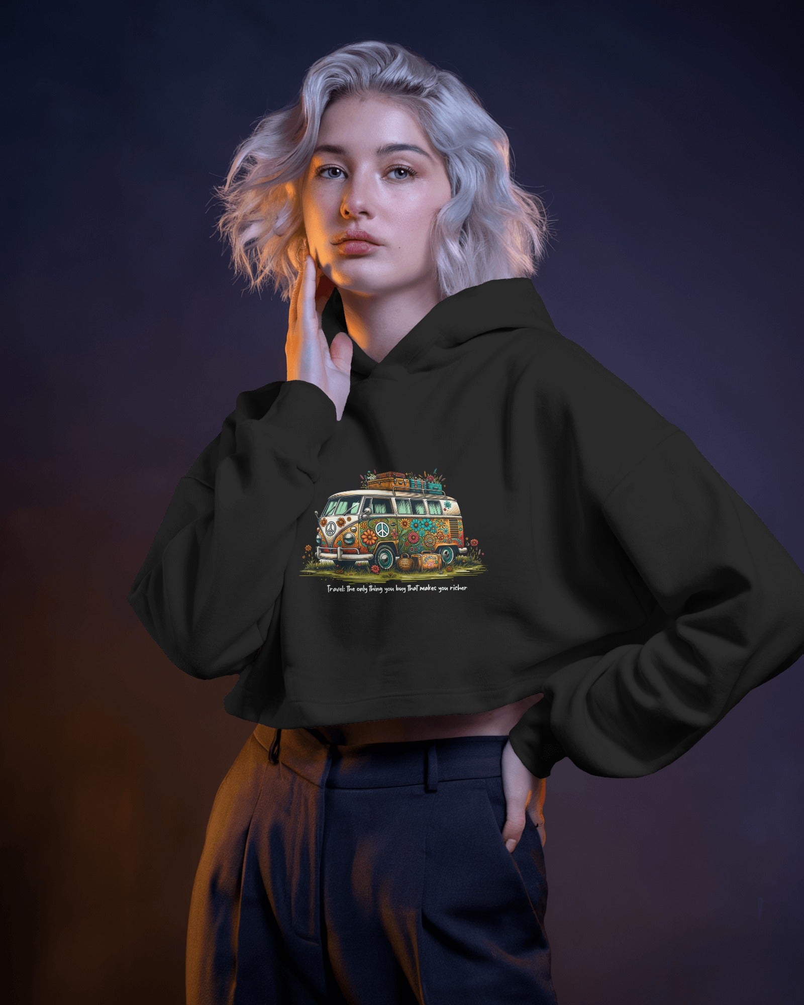 Female Cropped Hoodie