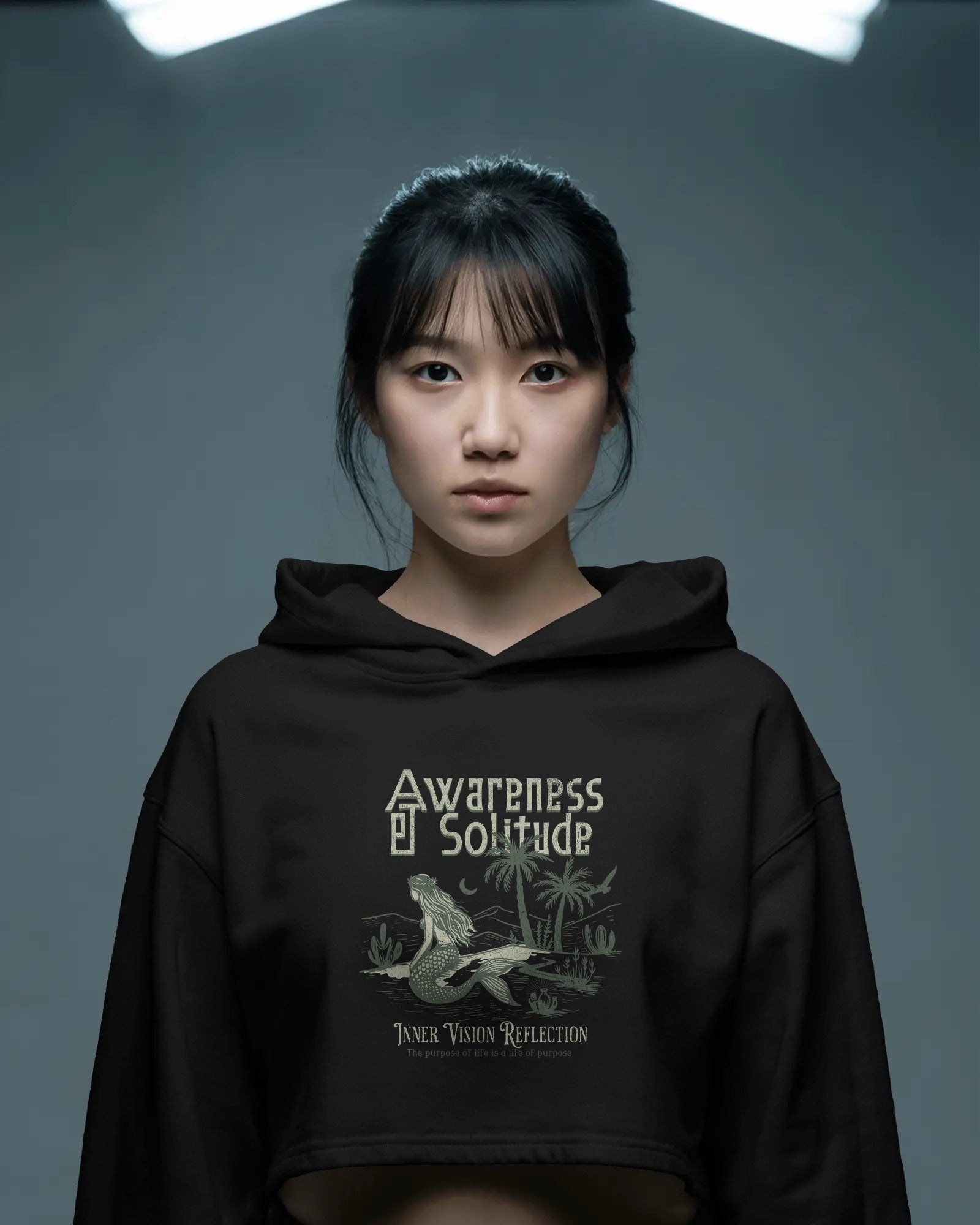 Female Cropped Hoodie