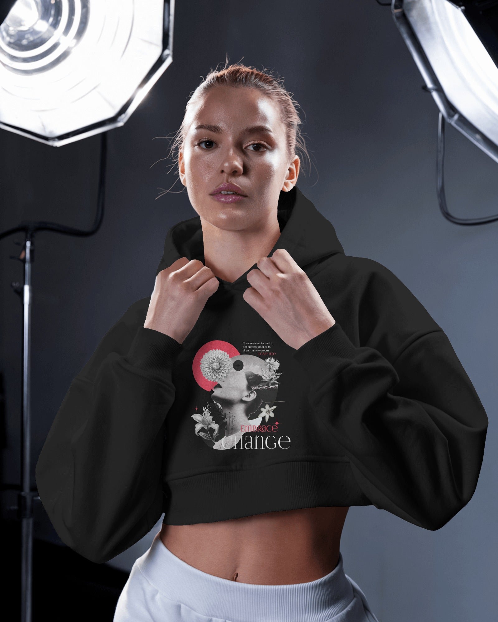 Female Cropped Hoodie