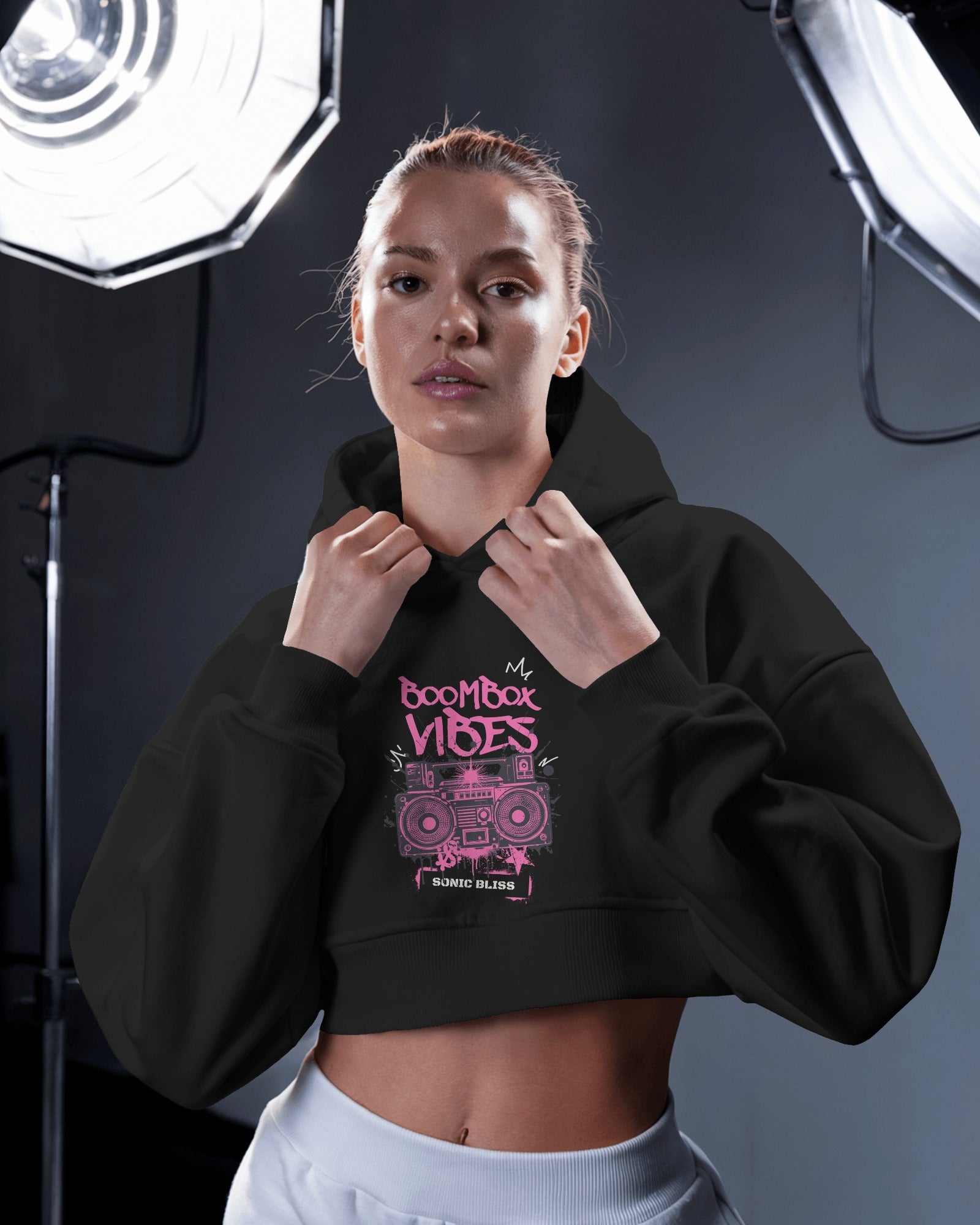 Female Cropped Hoodie