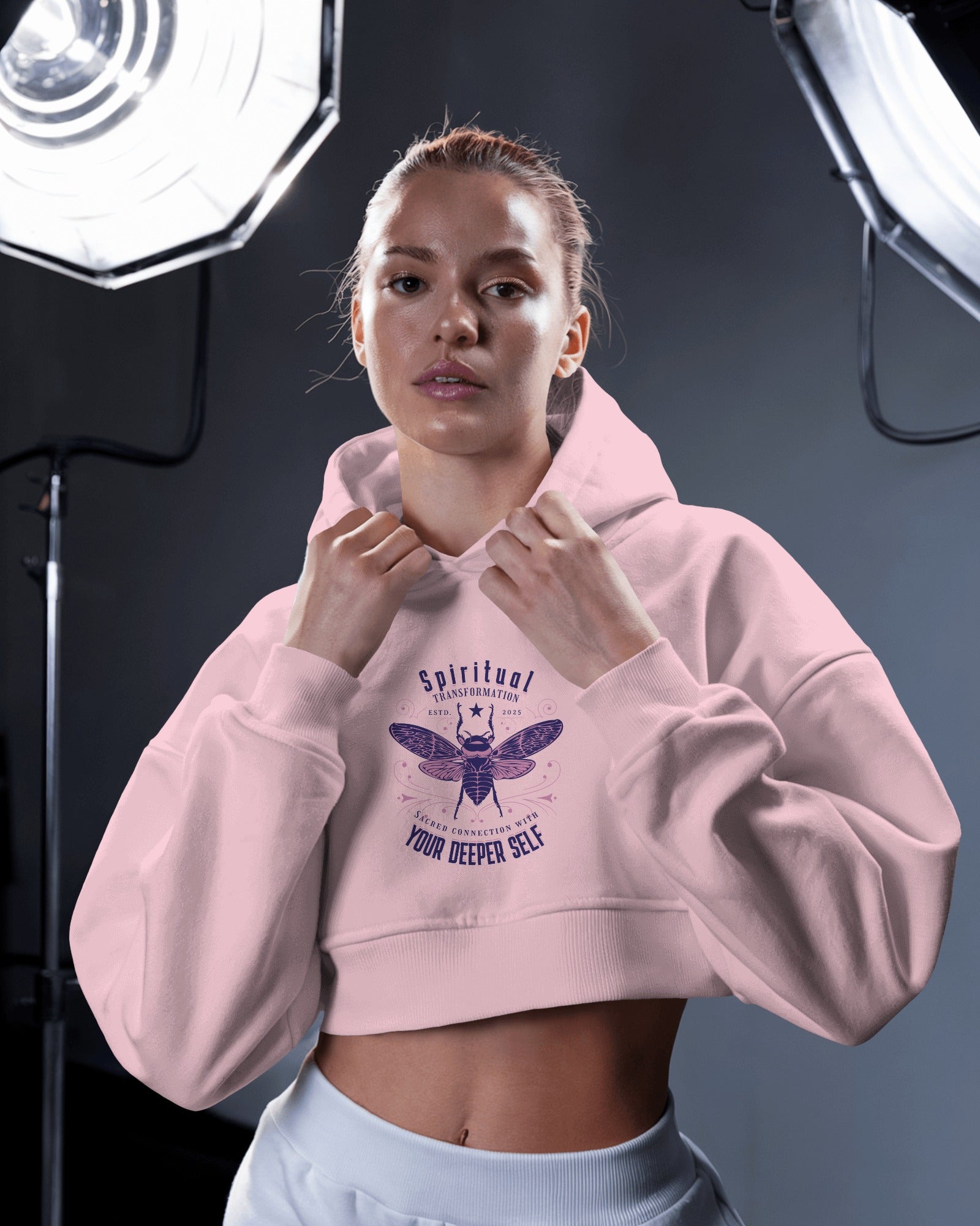 Female Cropped Hoodie
