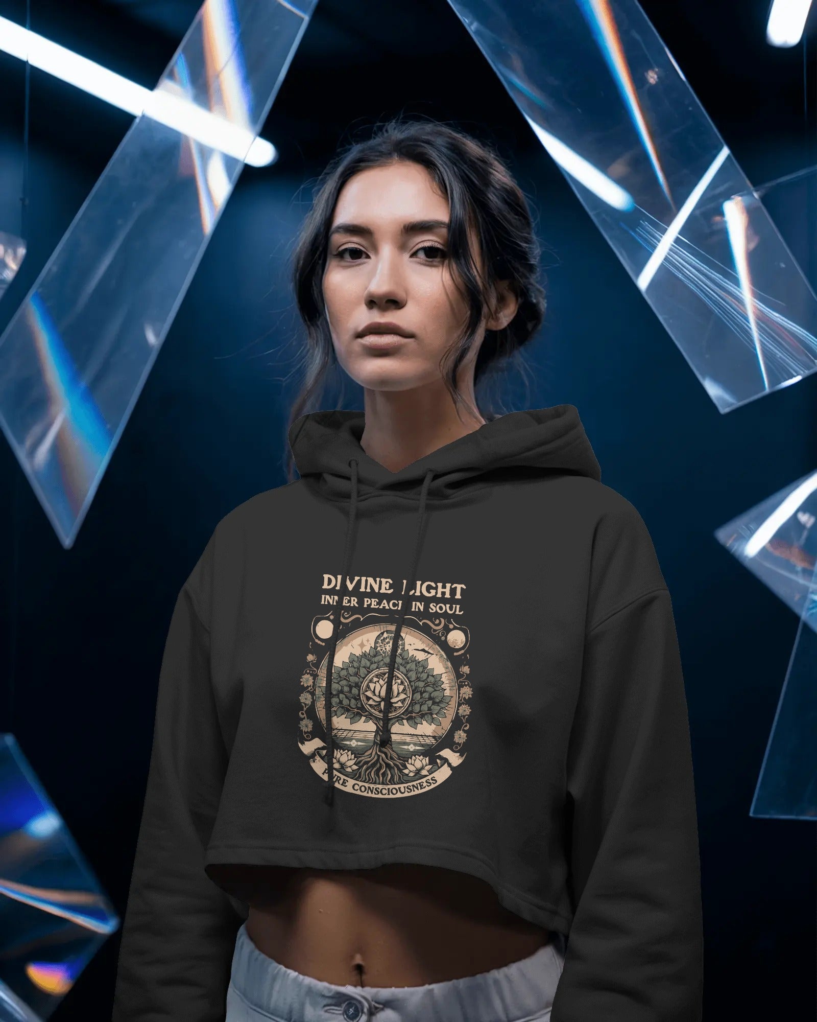 Female Cropped Hoodie