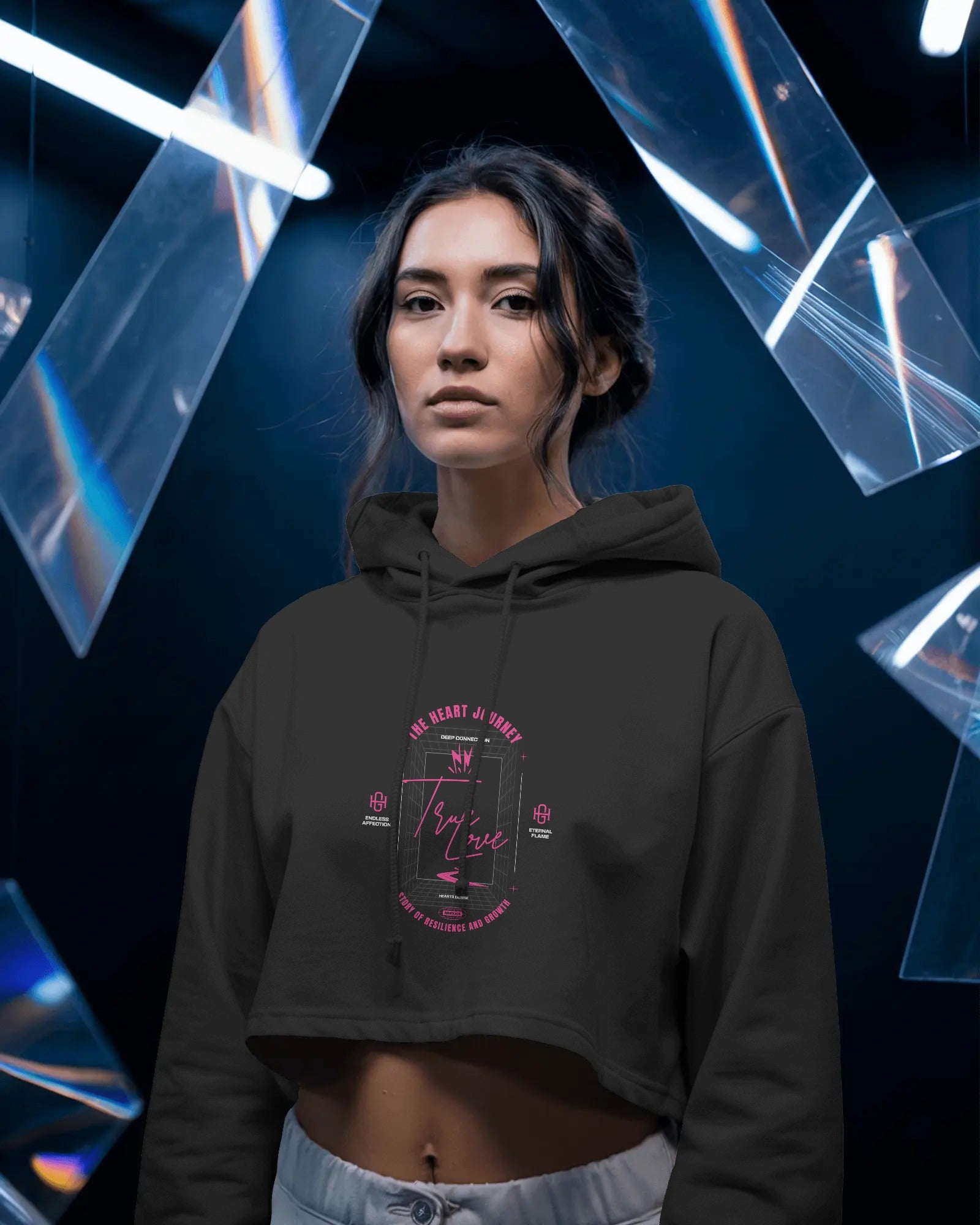 Female Cropped Hoodie
