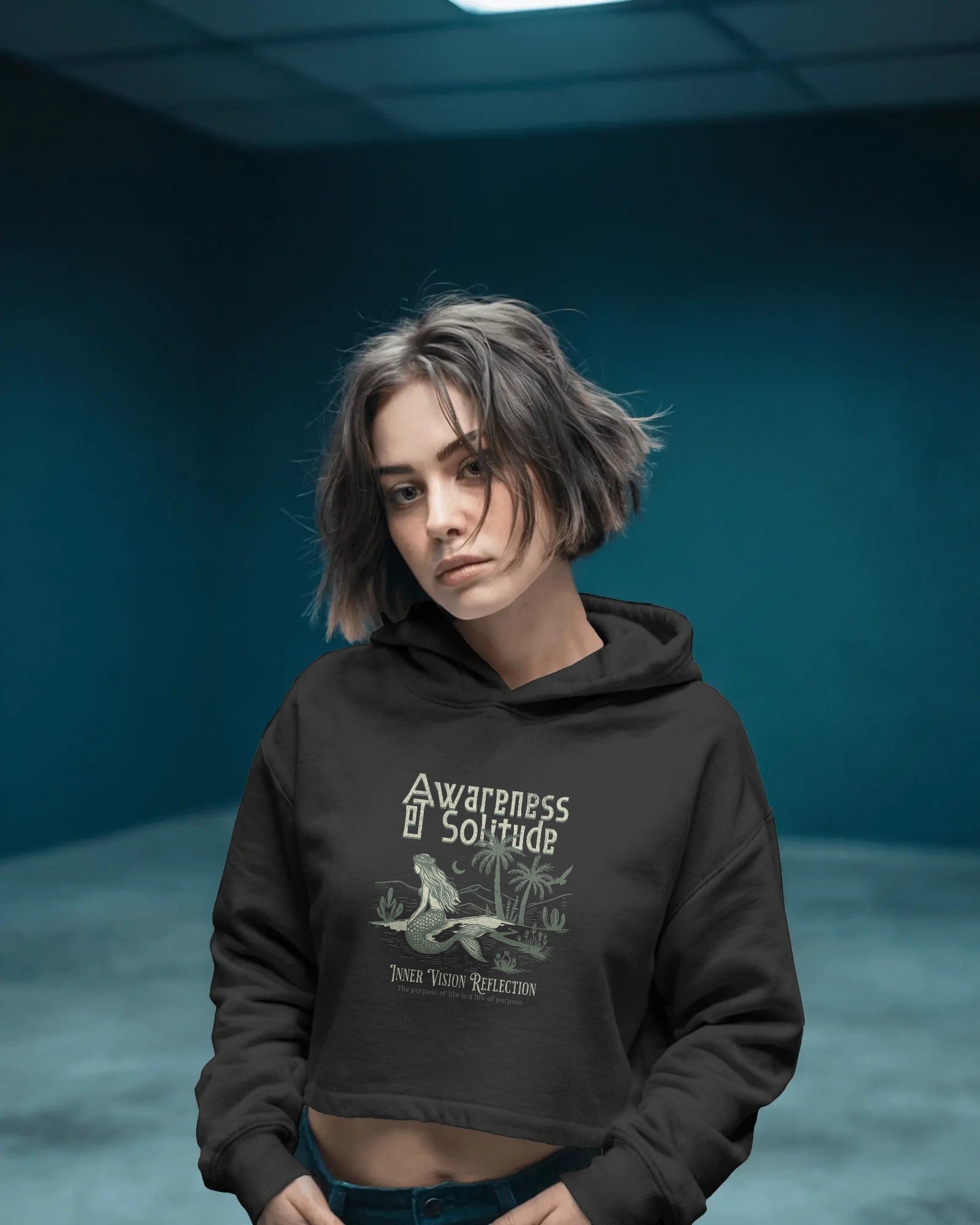 Female Cropped Hoodie