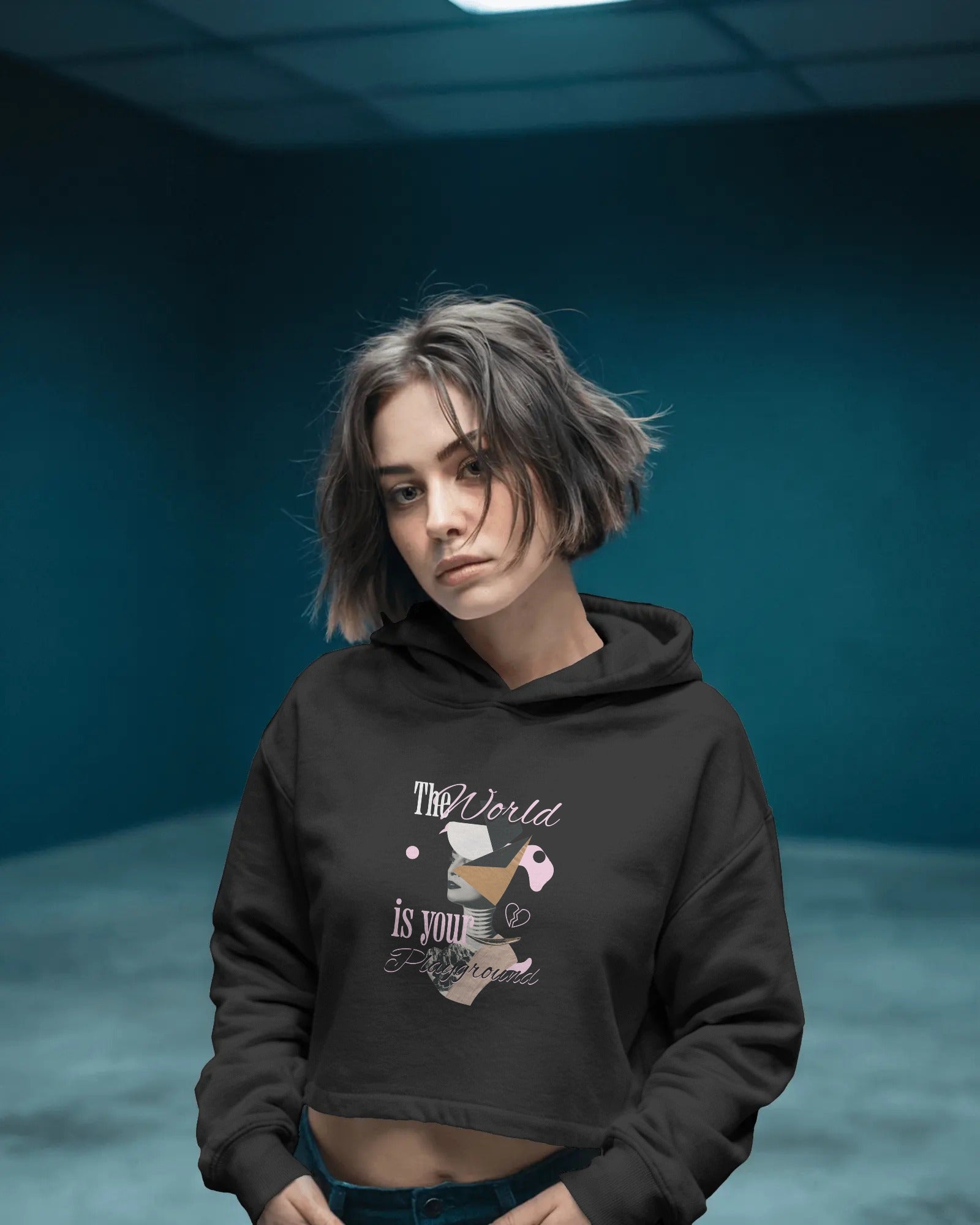 Female Cropped Hoodie