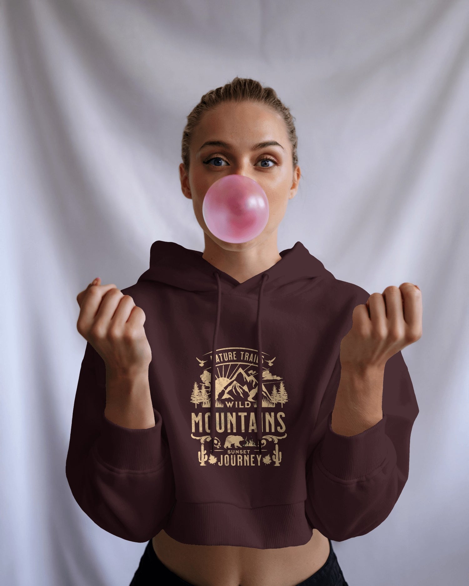 Female Cropped Hoodie