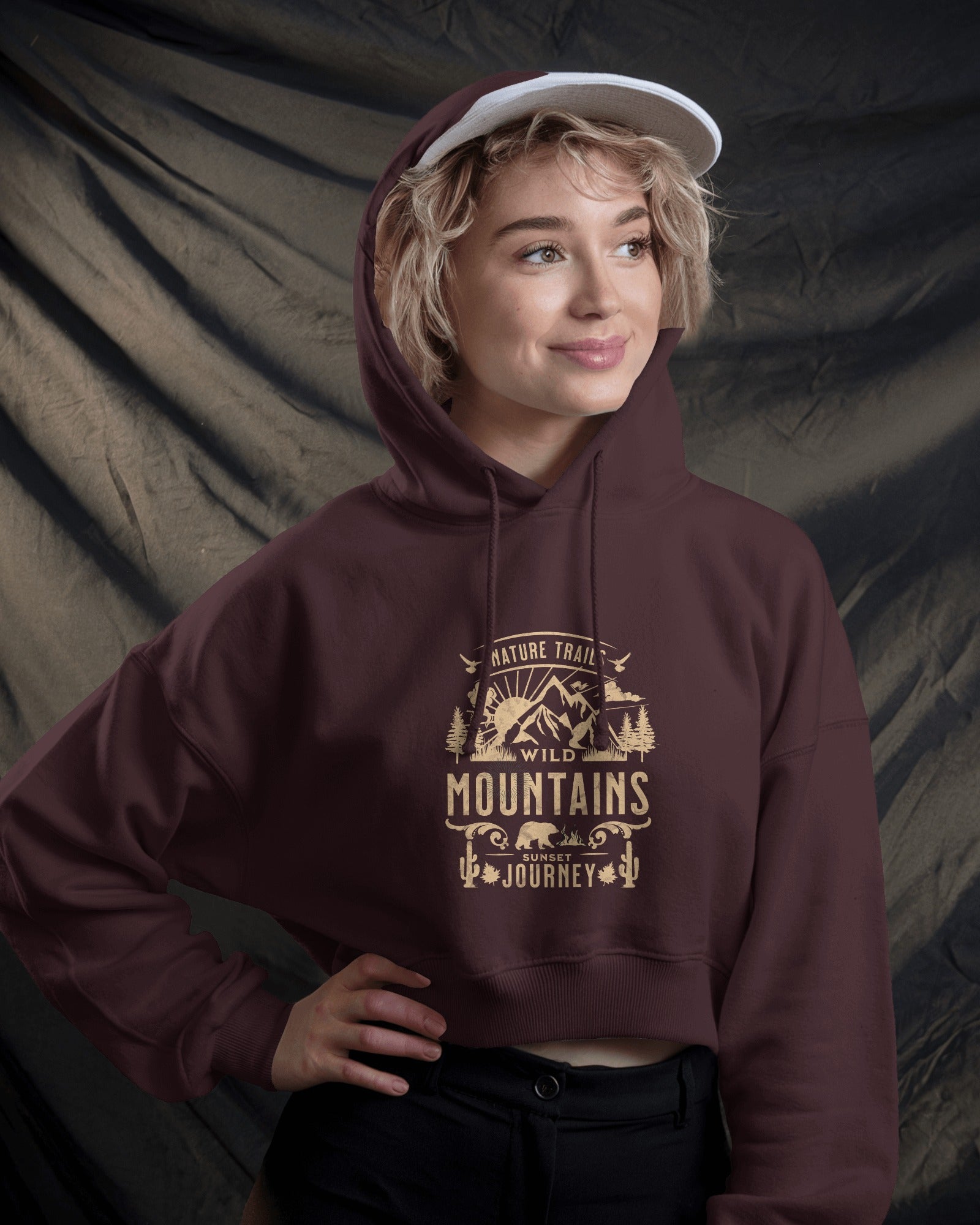 Female Cropped Hoodie