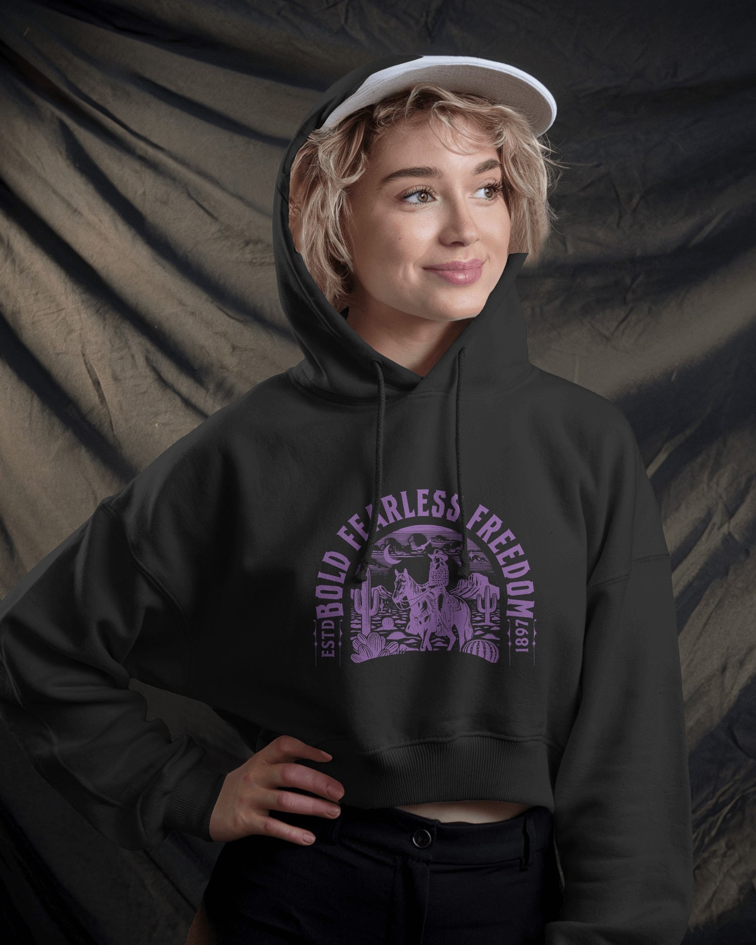 Female Cropped Hoodie