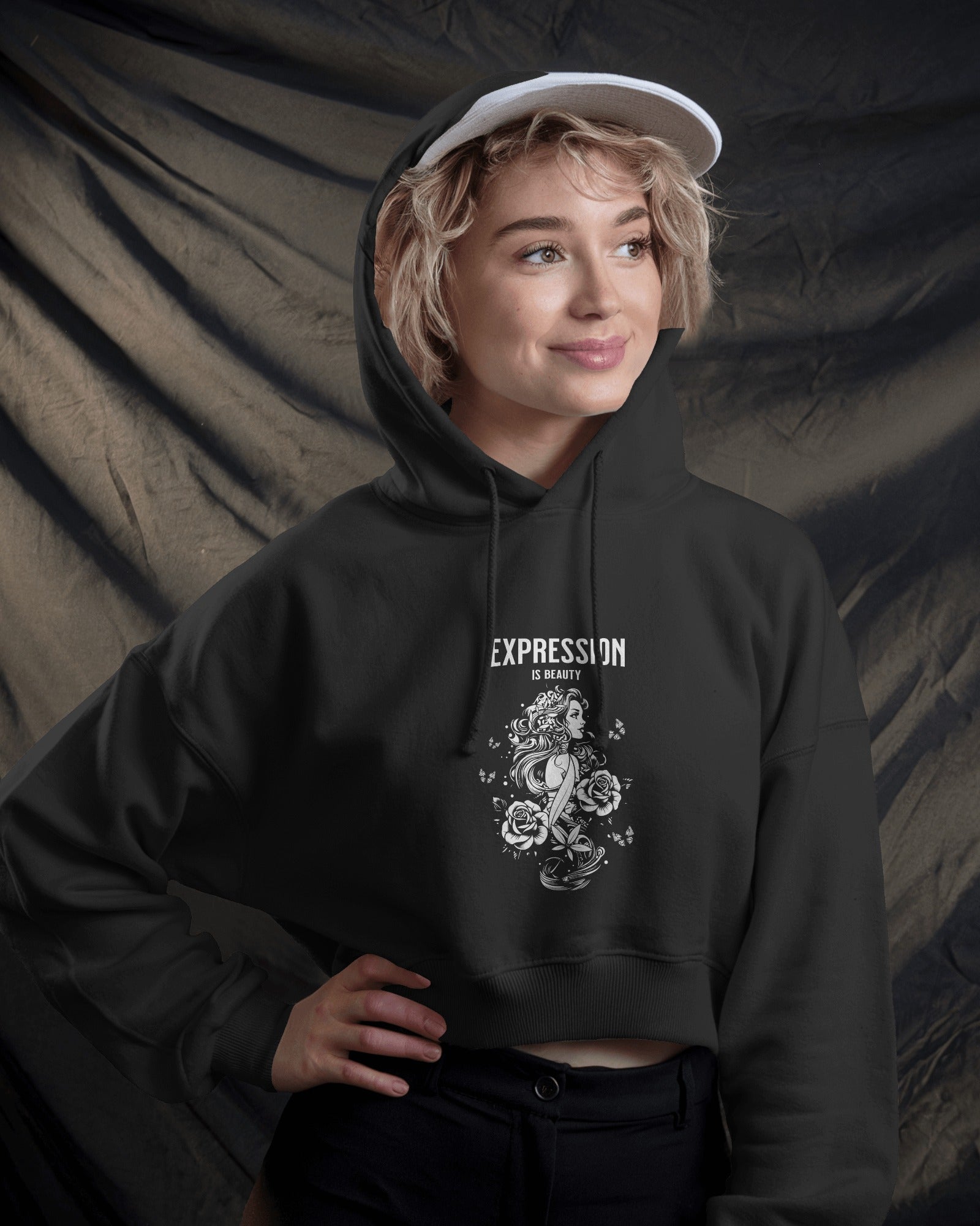 Female Cropped Hoodie