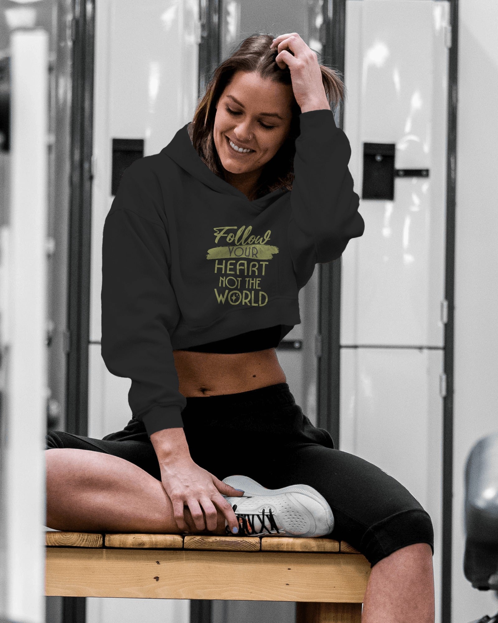 Female Cropped Hoodie