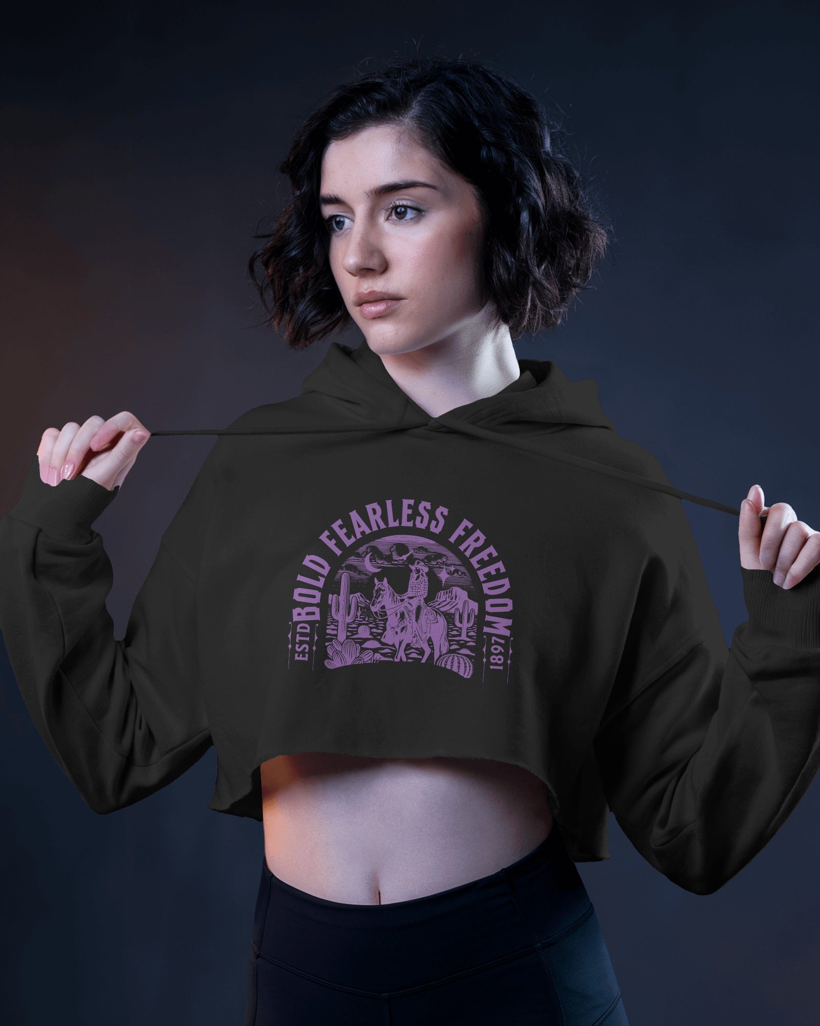 Female Cropped Hoodie