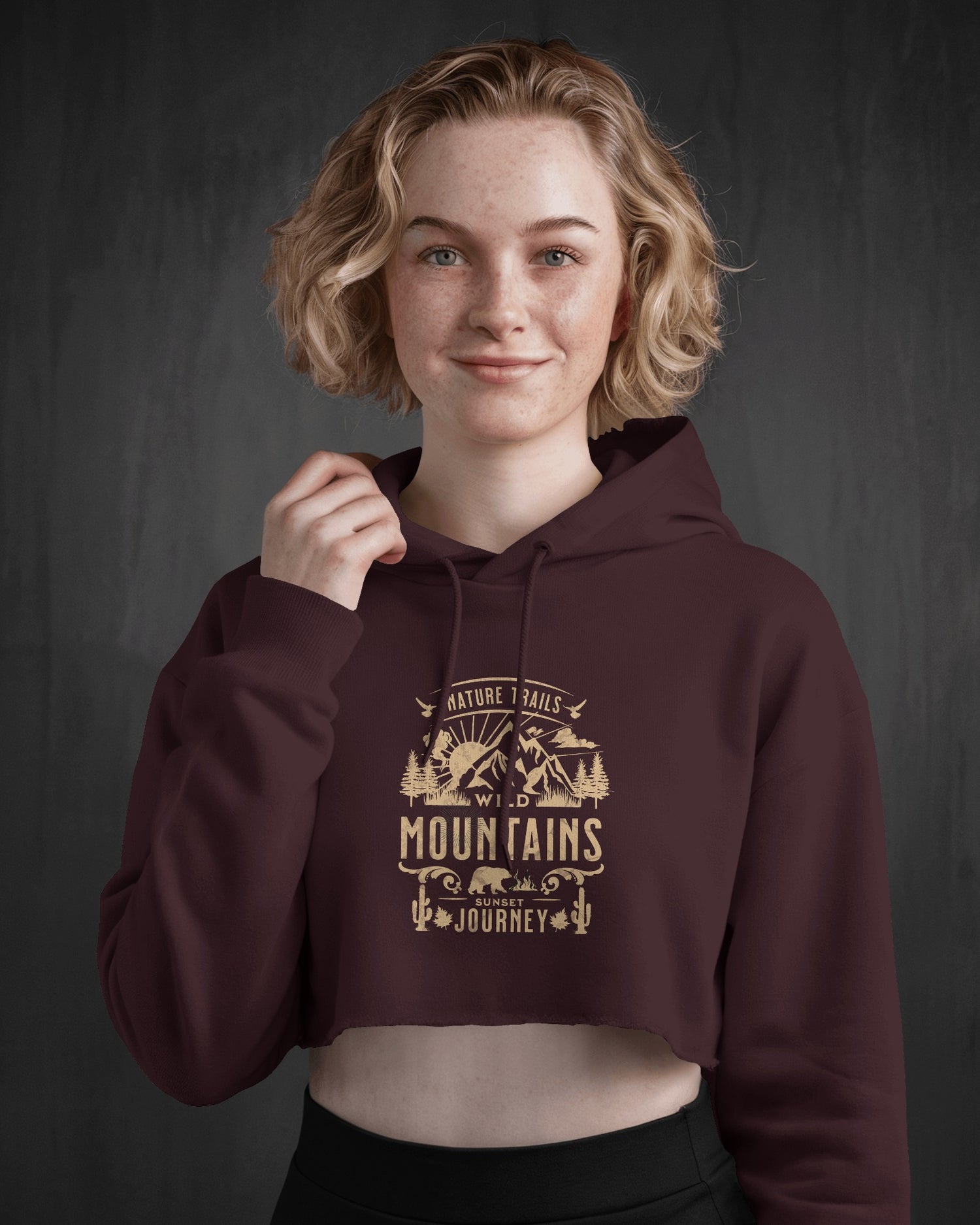 Female Cropped Hoodie