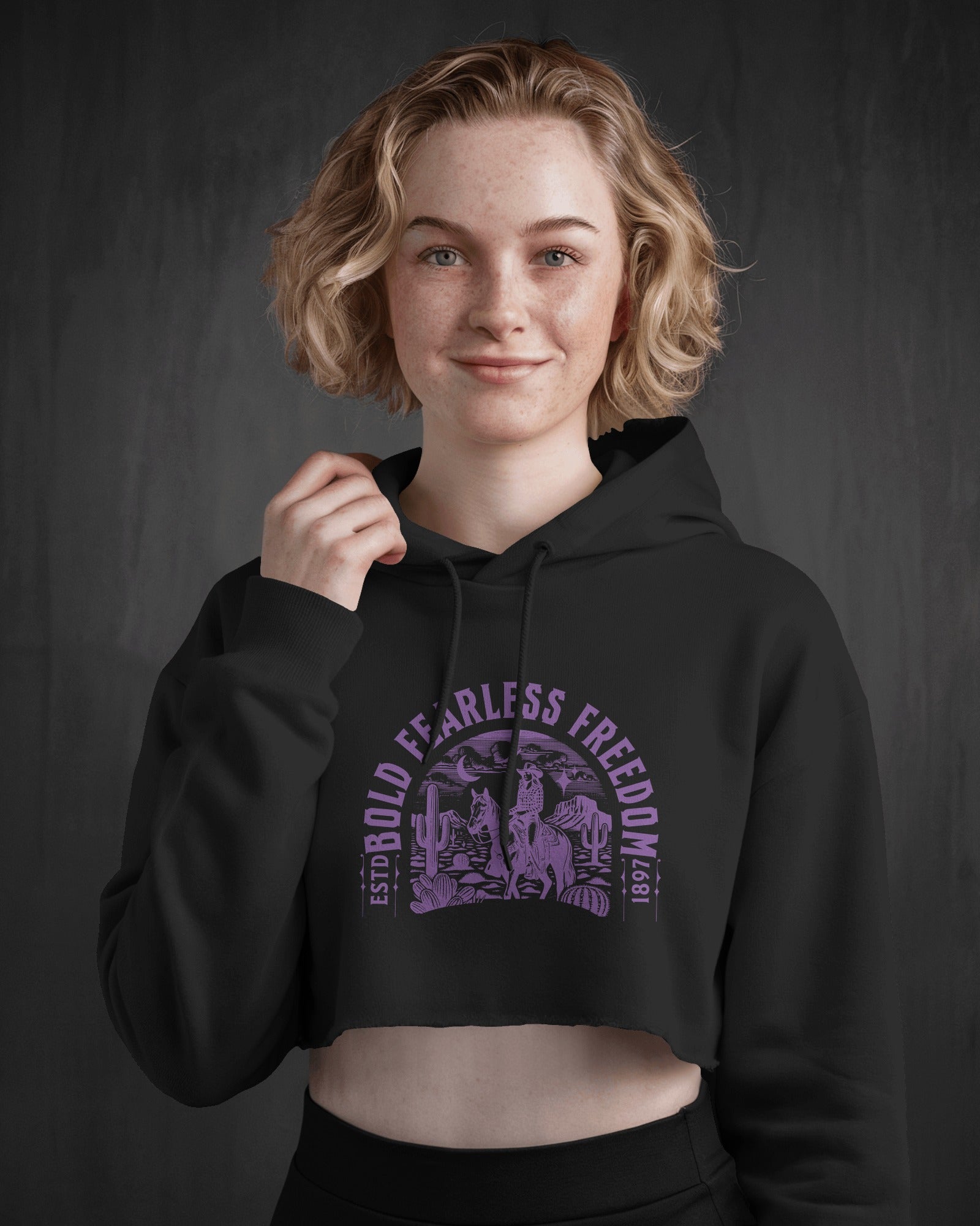 Female Cropped Hoodie