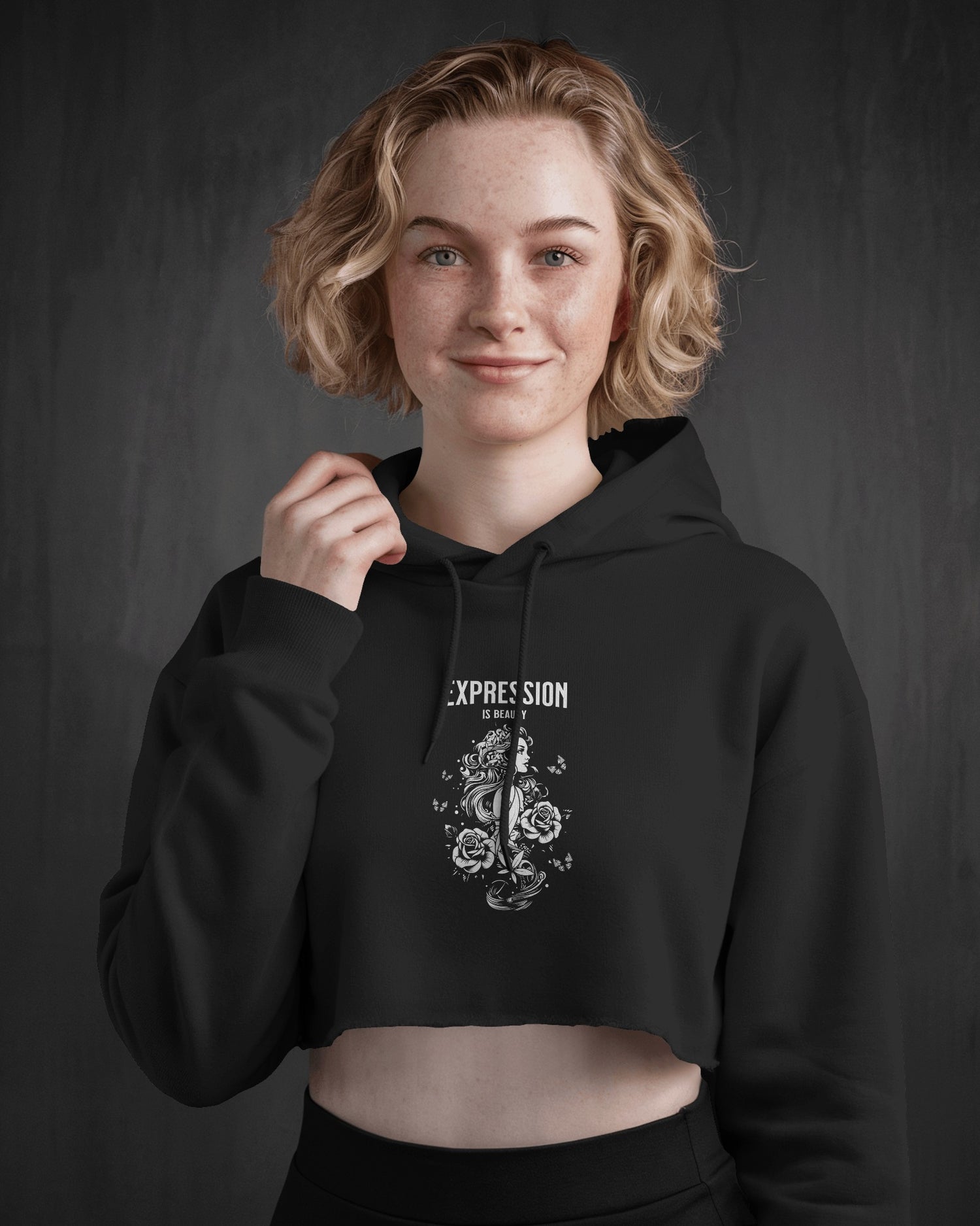 Female Cropped Hoodie