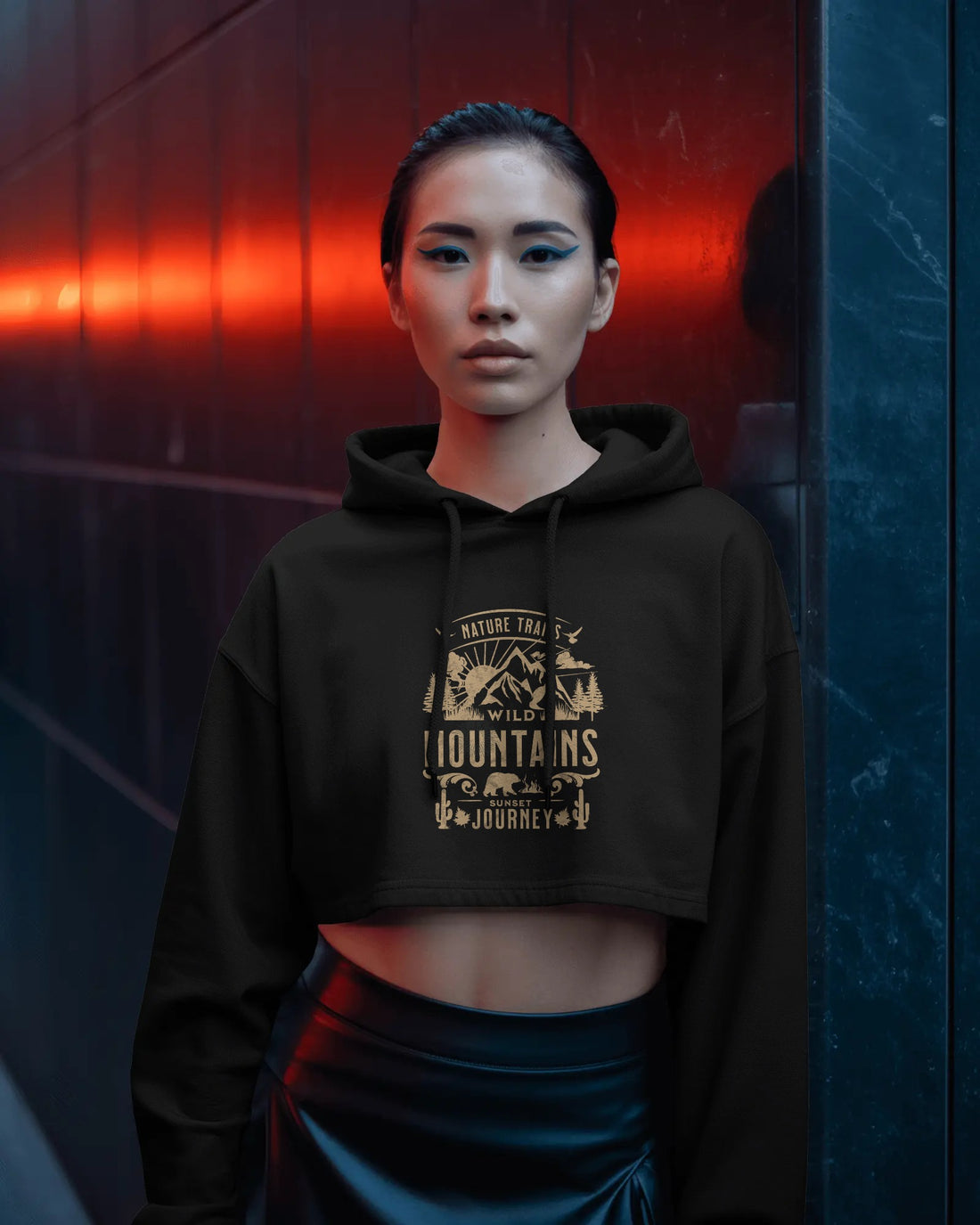 Female Cropped Hoodie