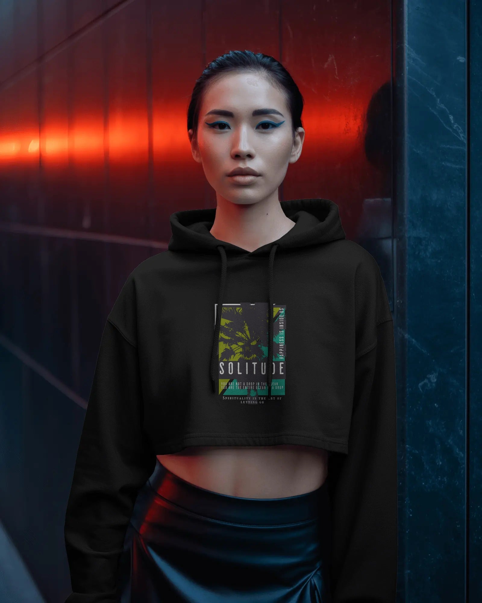 Female Cropped Hoodie