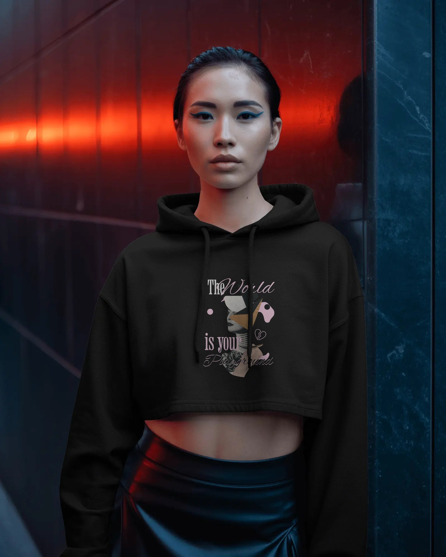 Female Cropped Hoodie