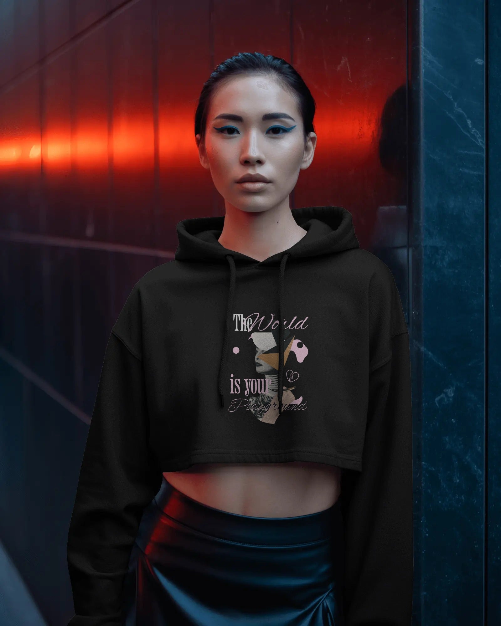 Female Cropped Hoodie