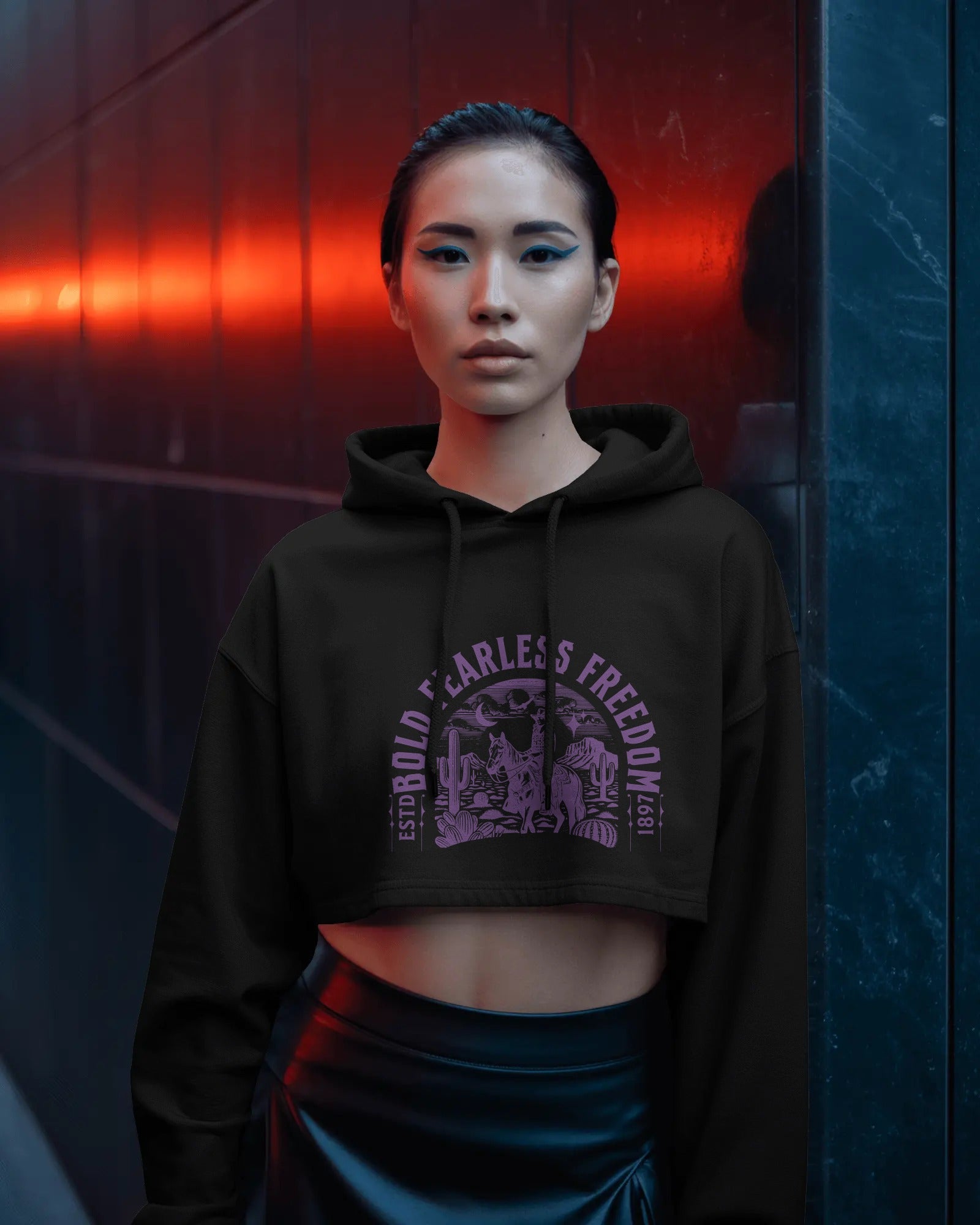 Female Cropped Hoodie
