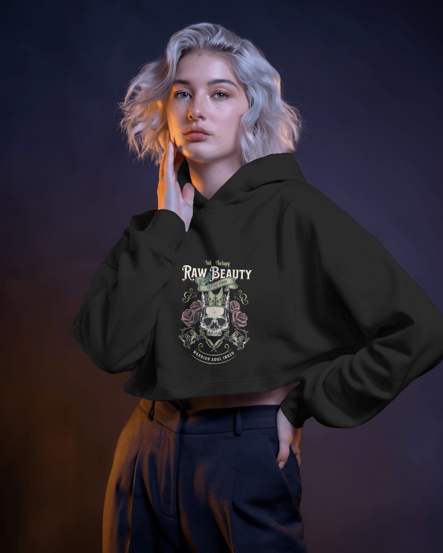 Female Cropped Hoodie