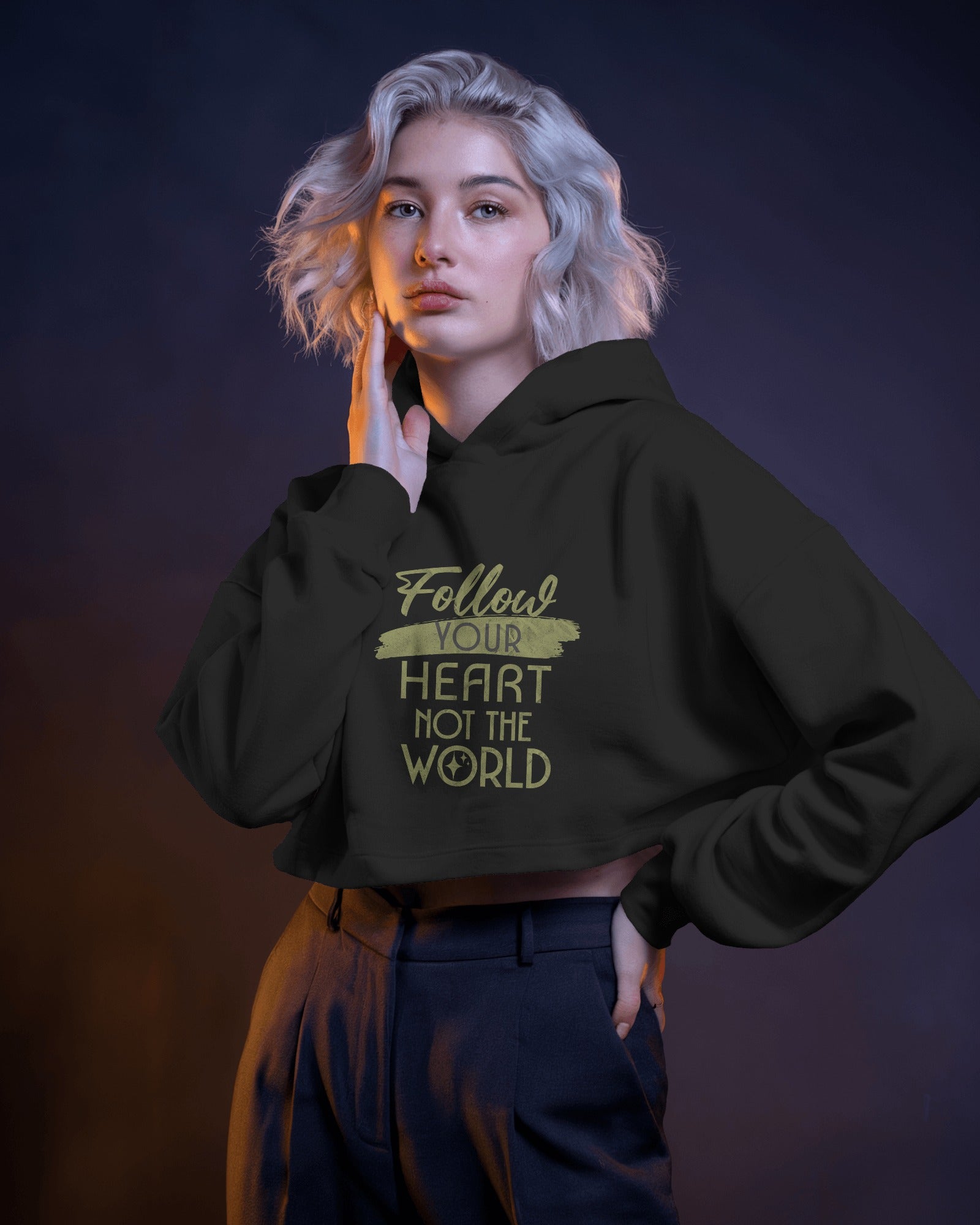 Female Cropped Hoodie