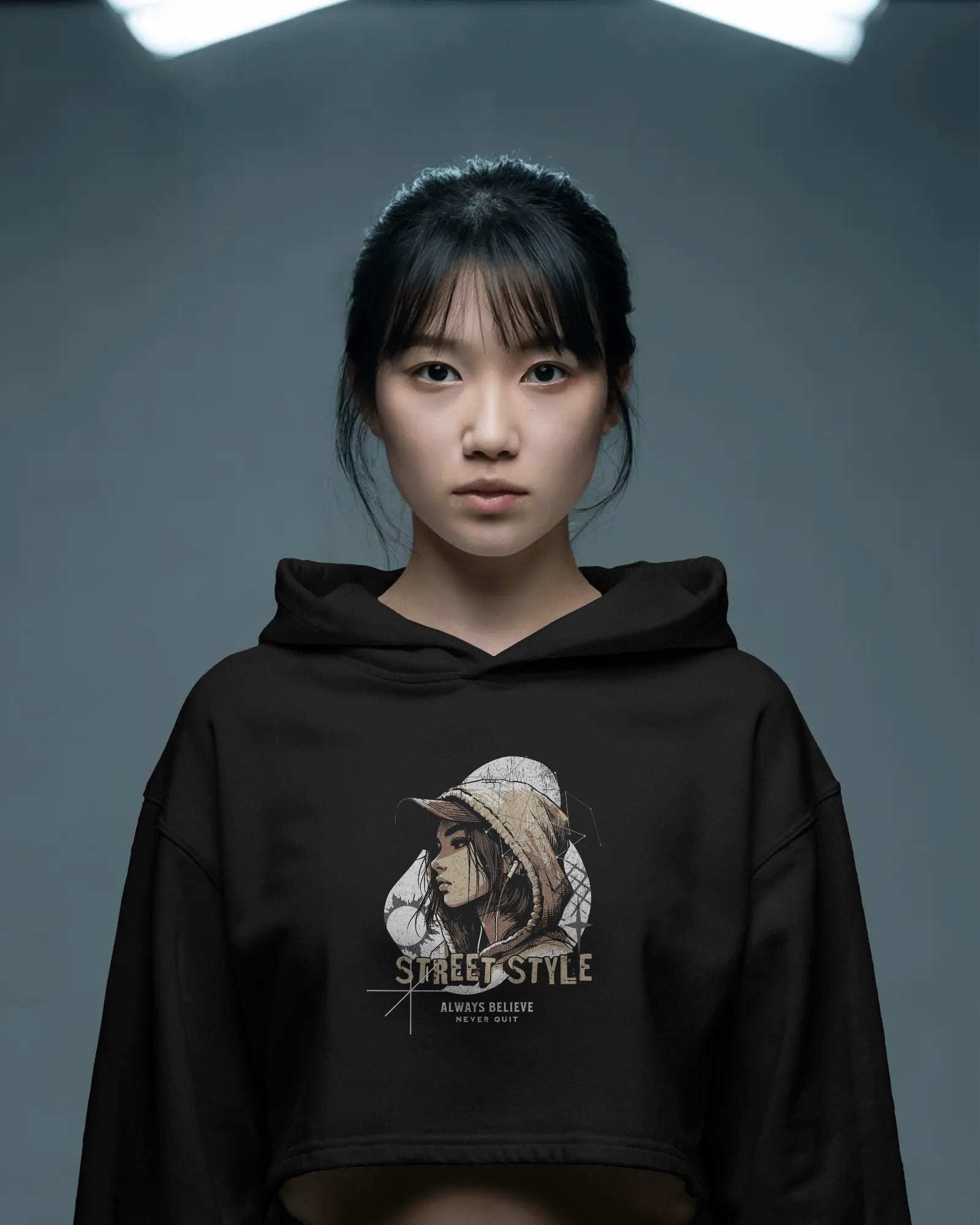Female Cropped Hoodie