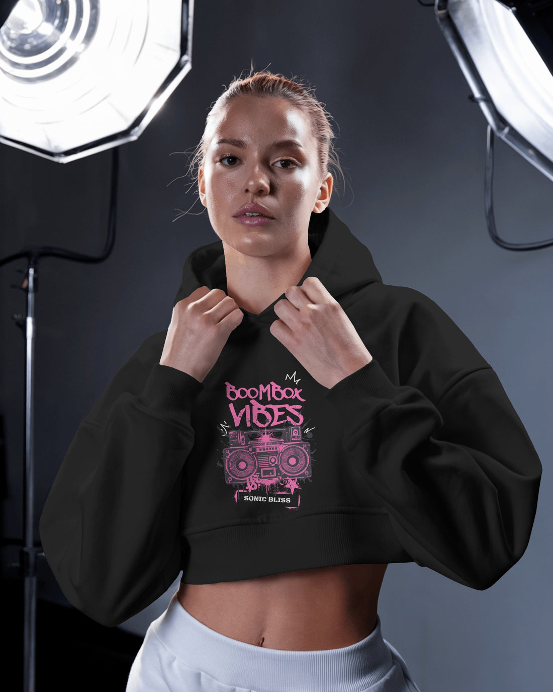 Female Cropped Hoodie