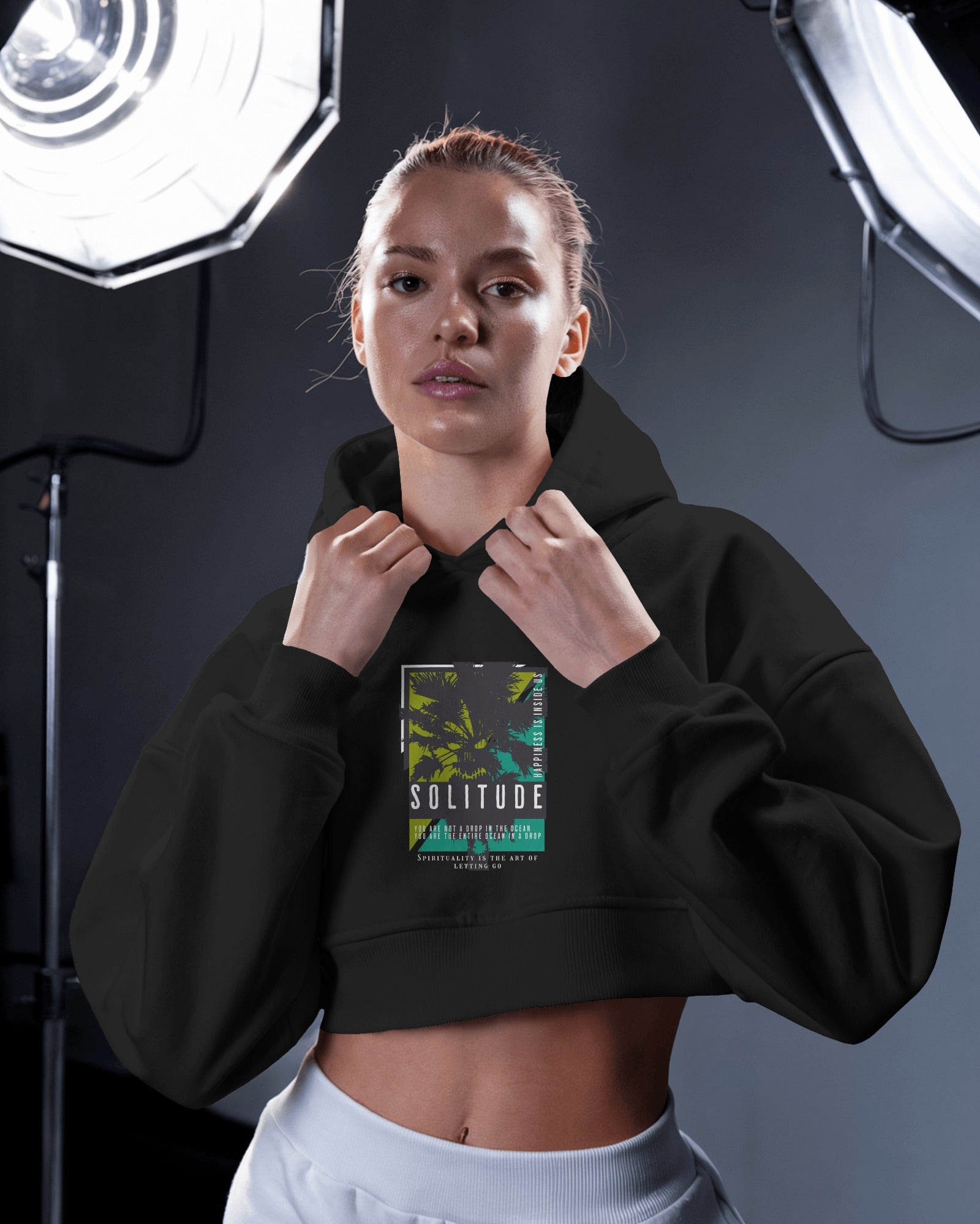 Female Cropped Hoodie