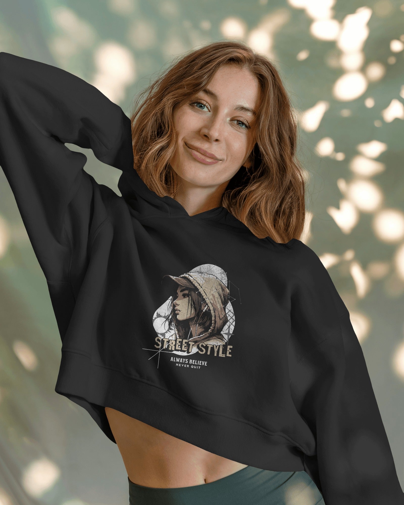 Female Cropped Hoodie