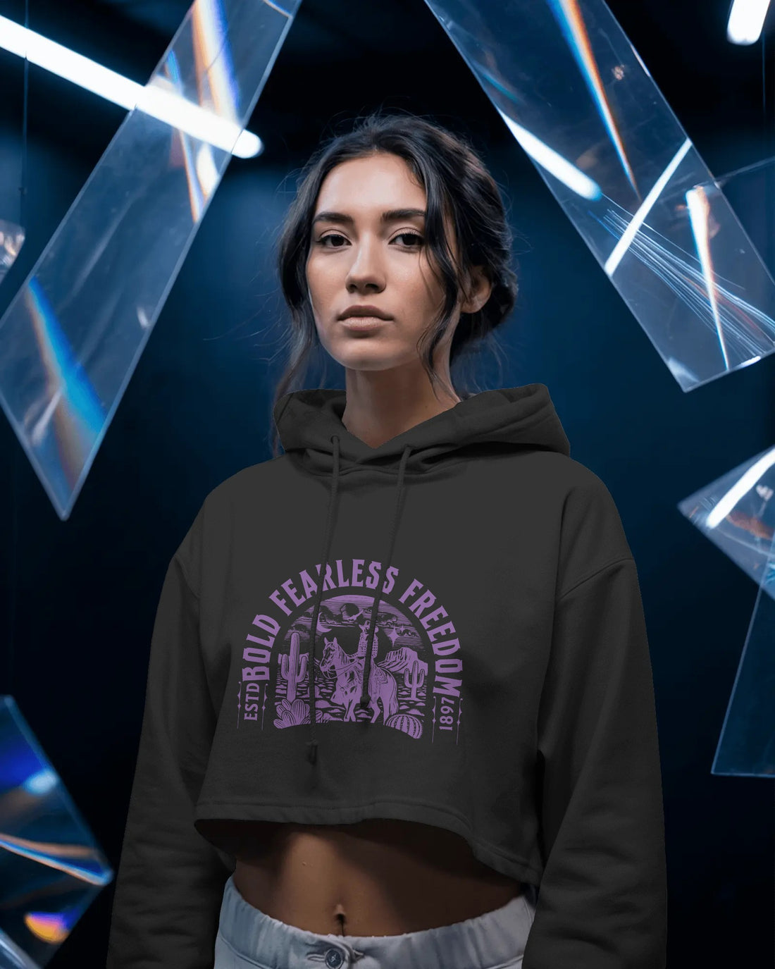 Female Cropped Hoodie