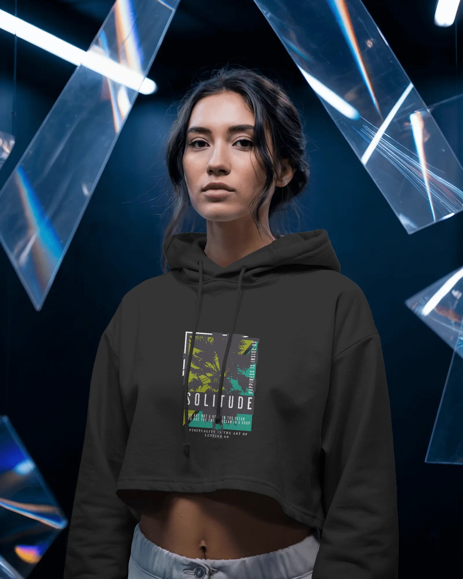 Female Cropped Hoodie