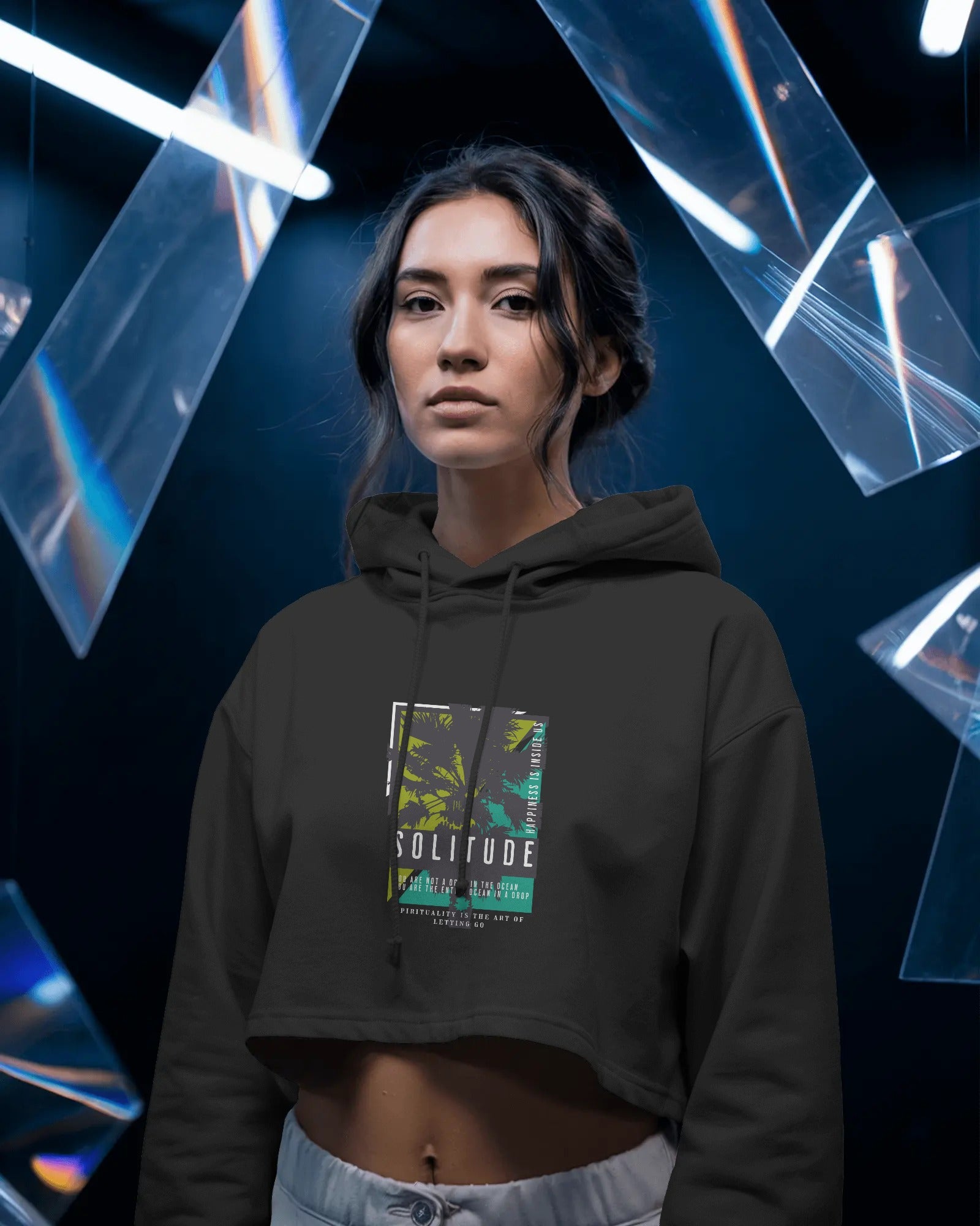 Female Cropped Hoodie
