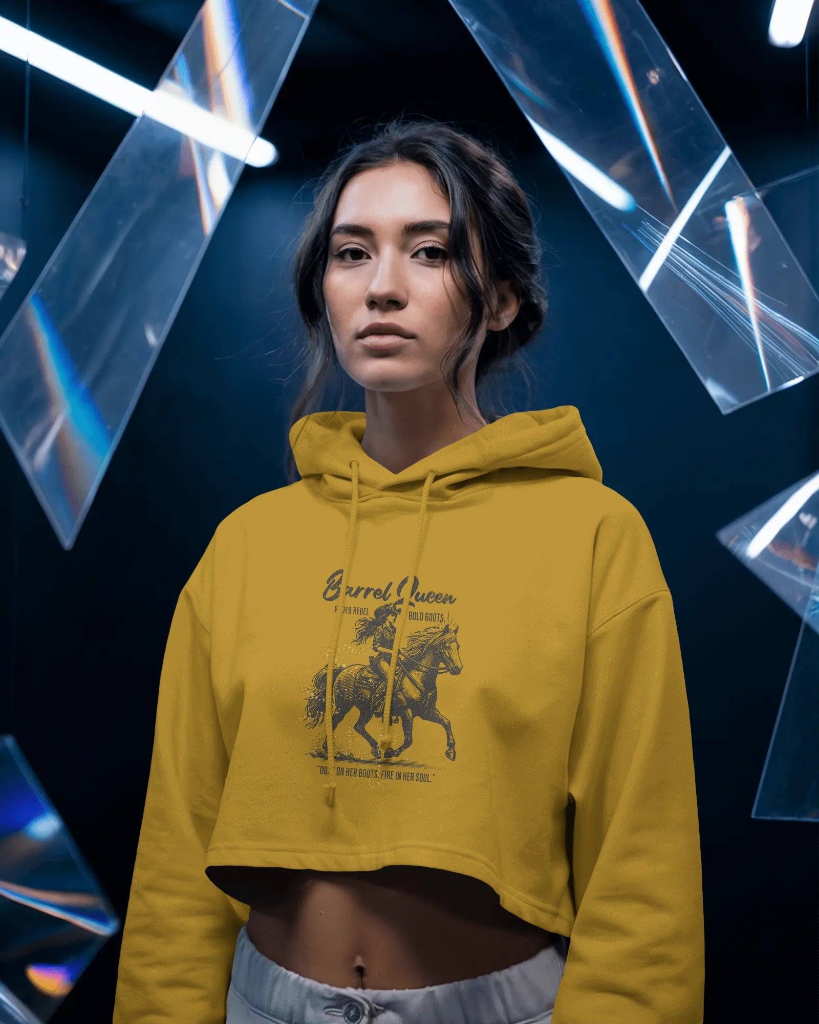 Female Cropped Hoodie