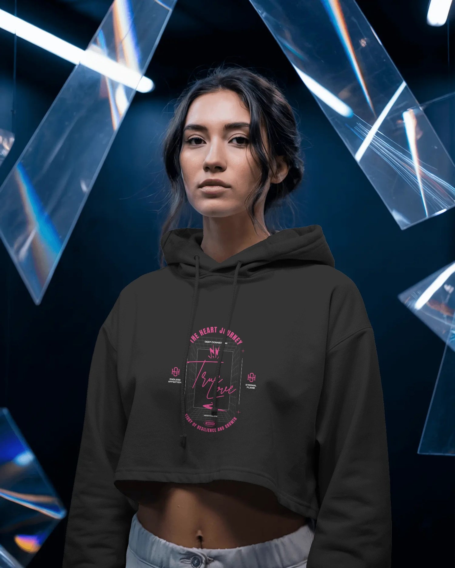 Female Cropped Hoodie