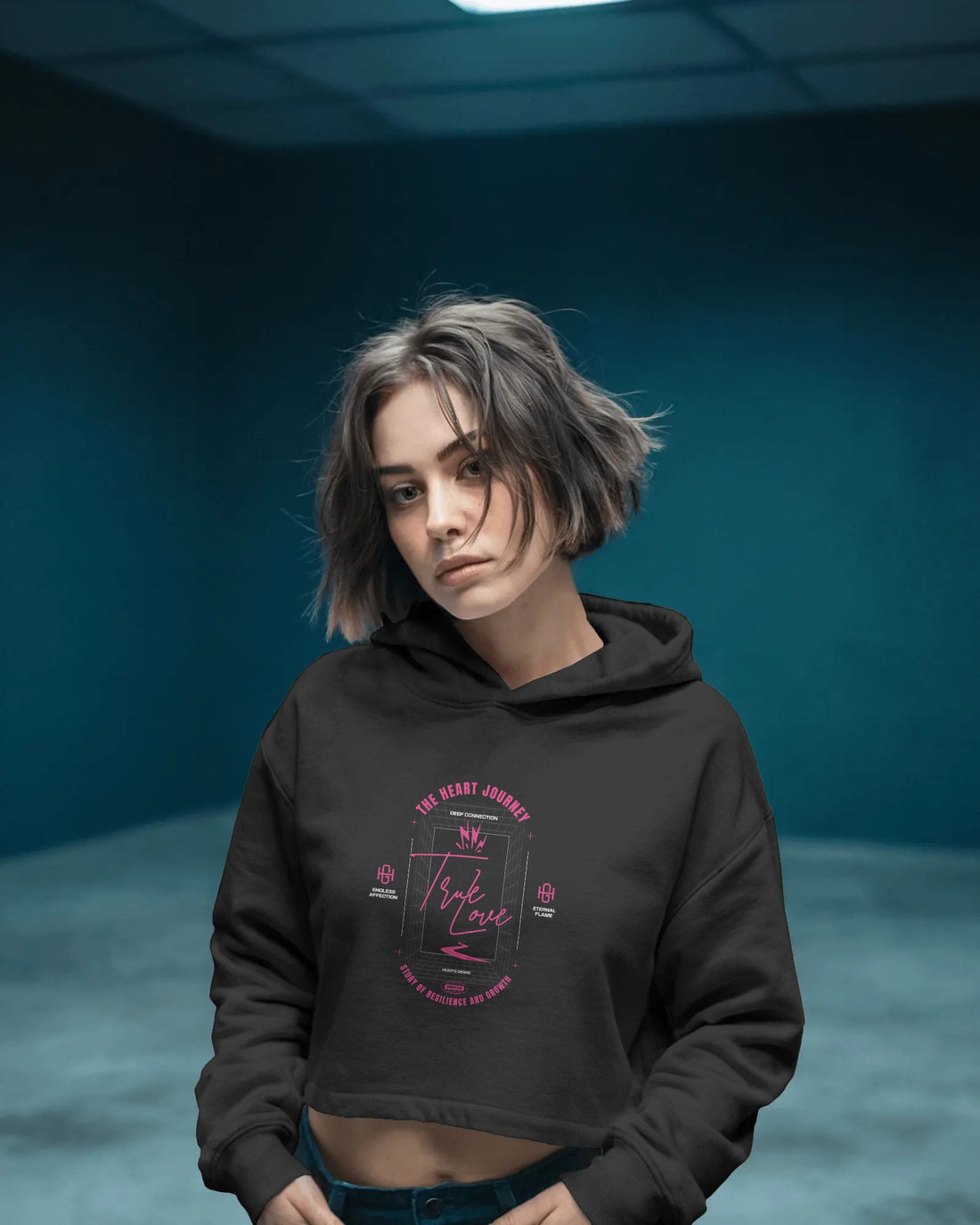 Female Cropped Hoodie