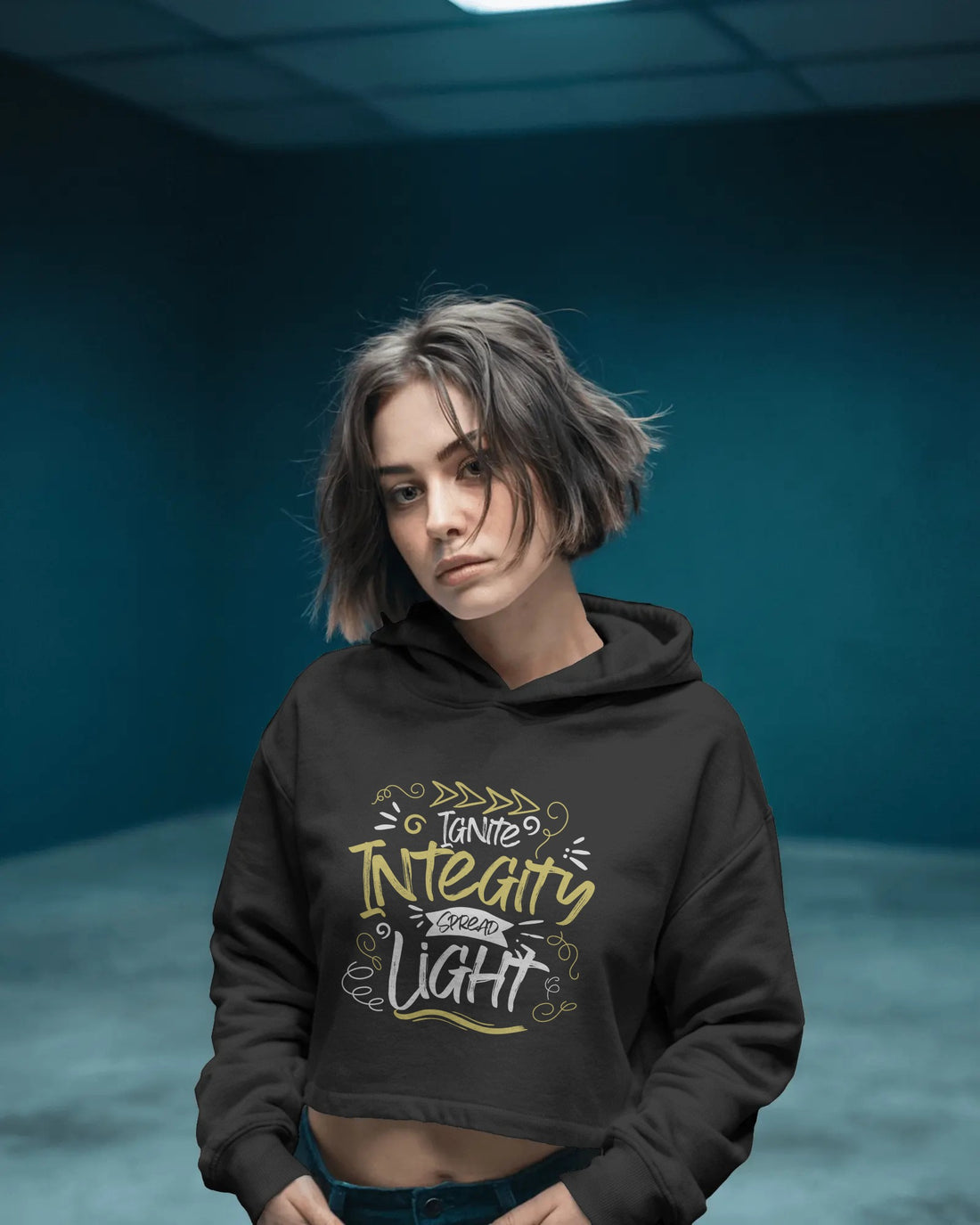 Female Cropped Hoodie