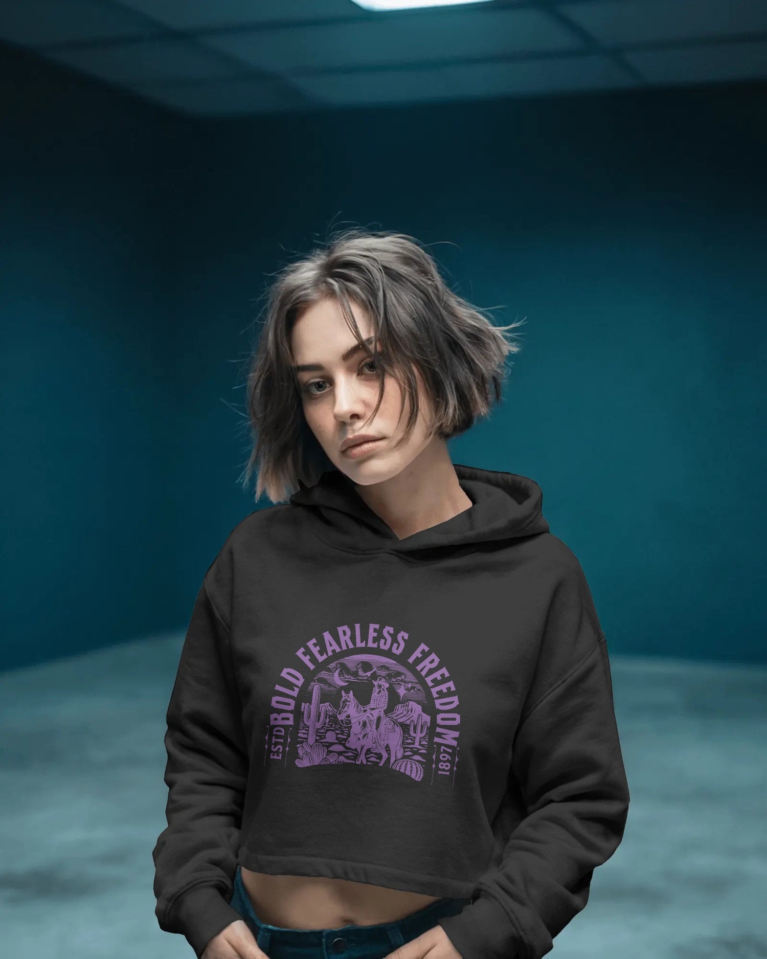 Female Cropped Hoodie