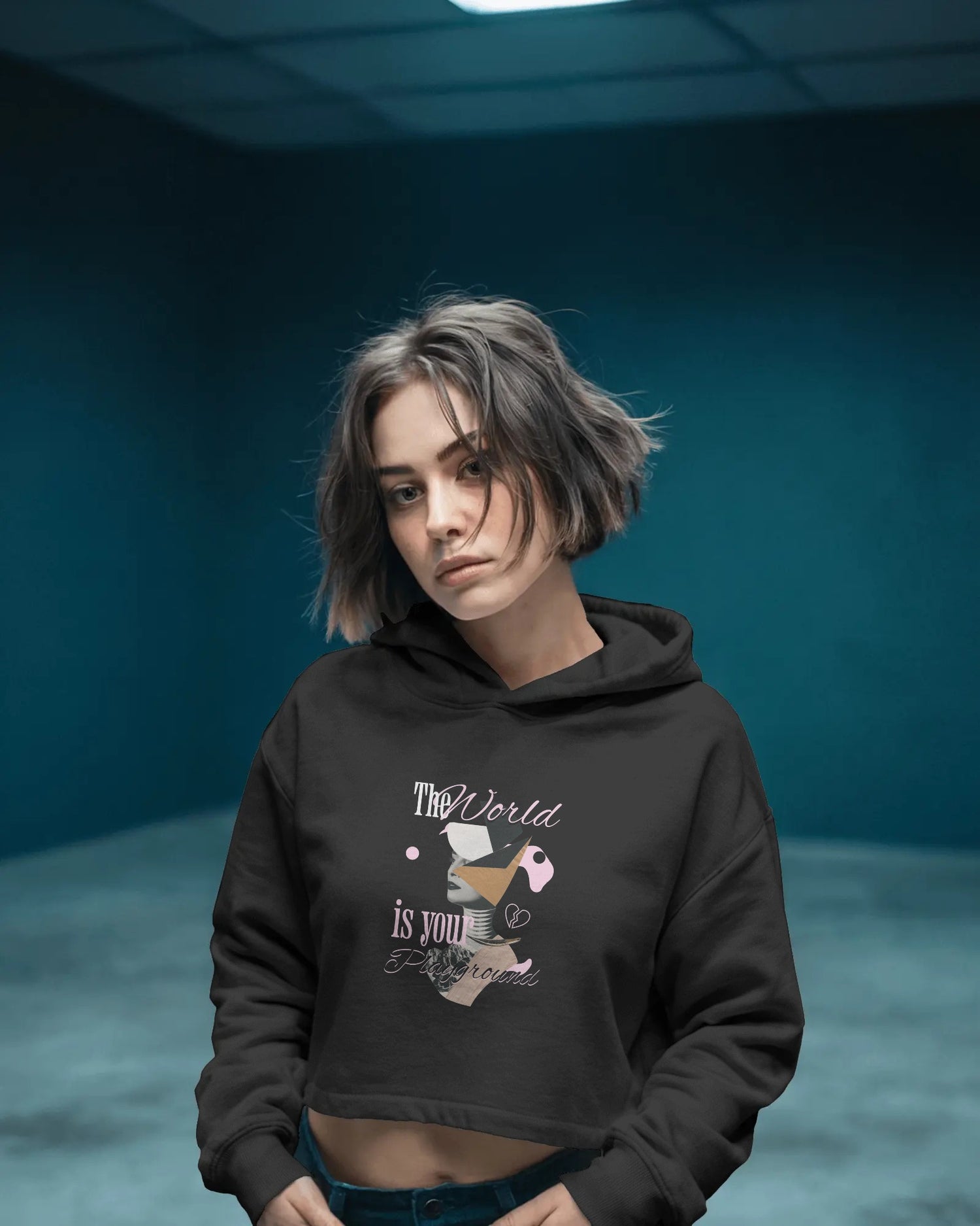 Female Cropped Hoodie