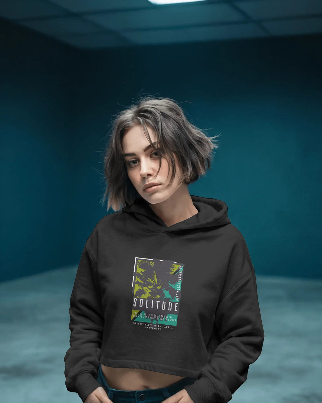 Female Cropped Hoodie